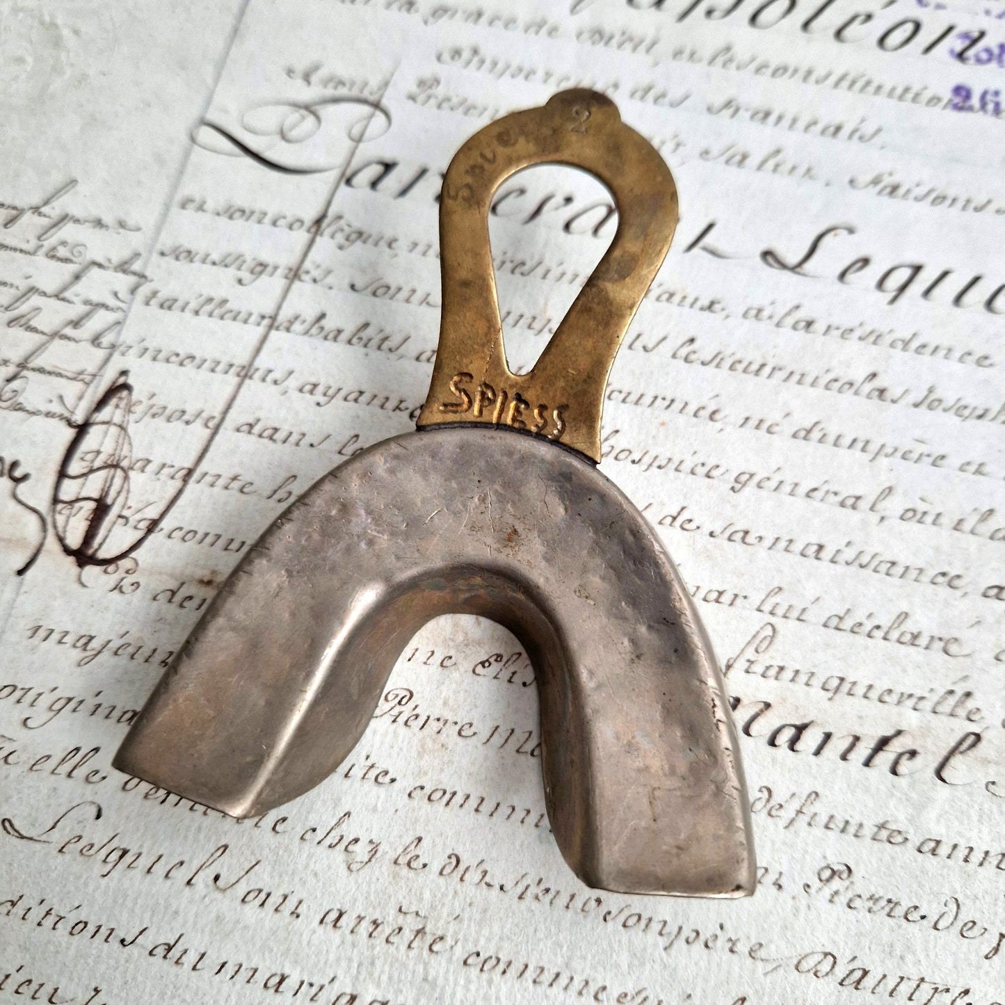 19th century dentist tool metal