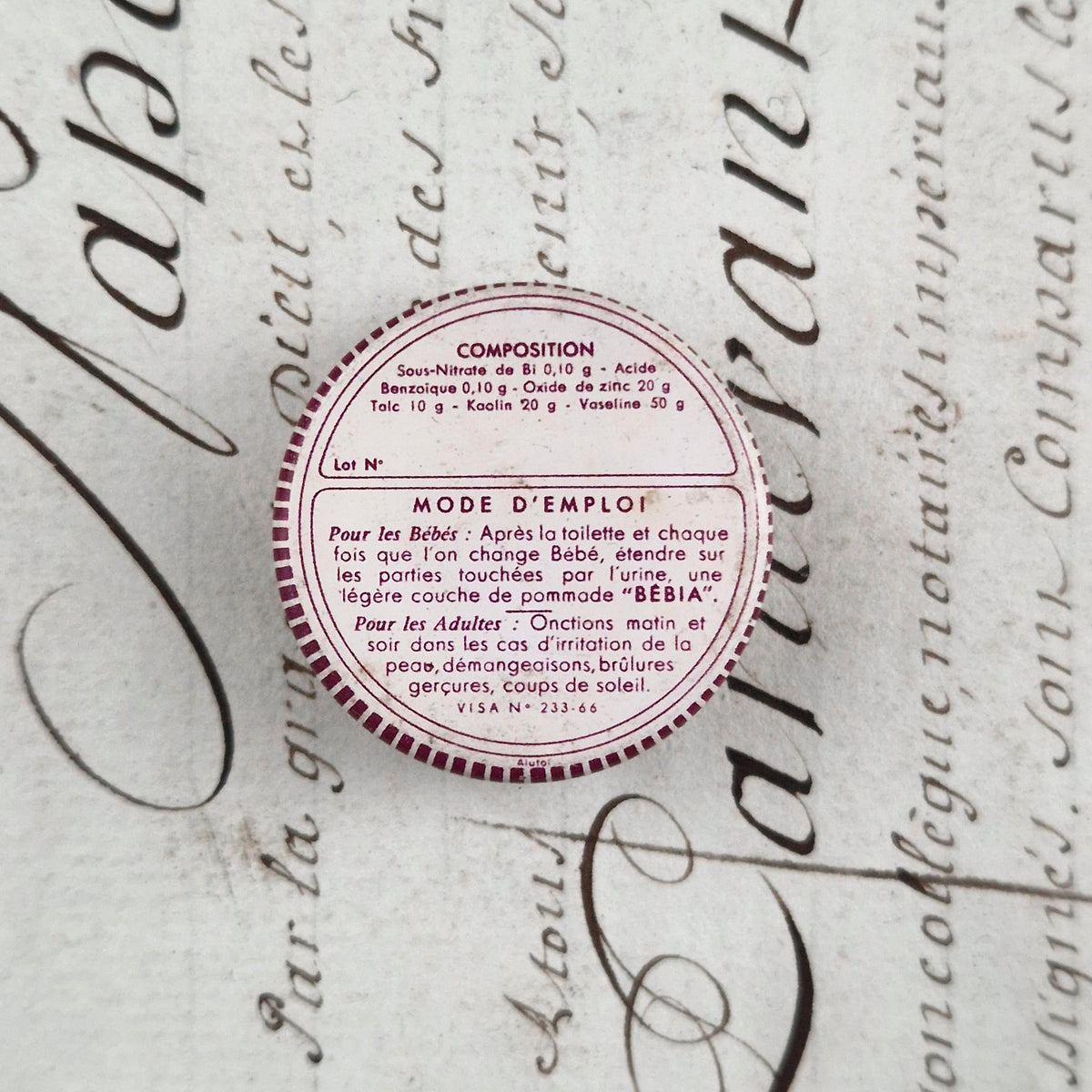 "Bébía Ointment" Pharmaceutical Box