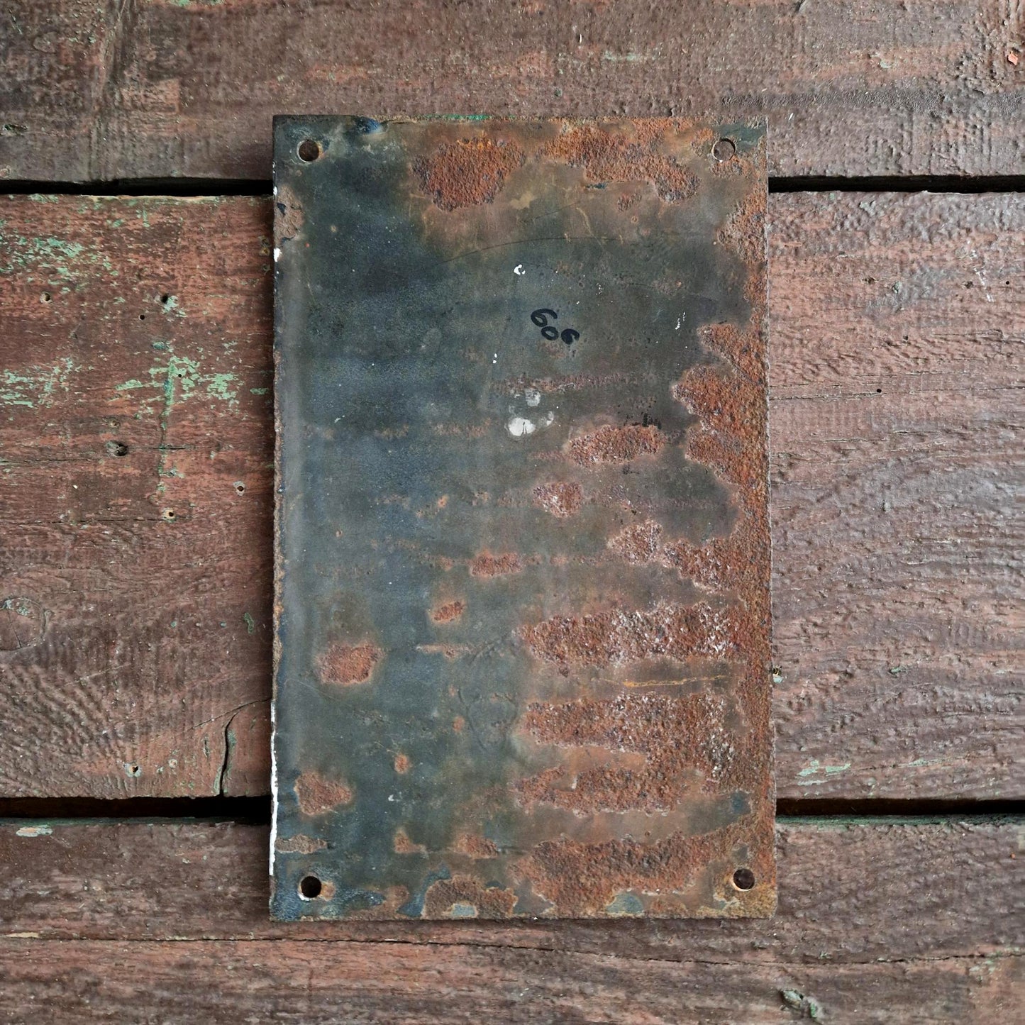 Enamel sign "Danger - Skull", Circa 1950