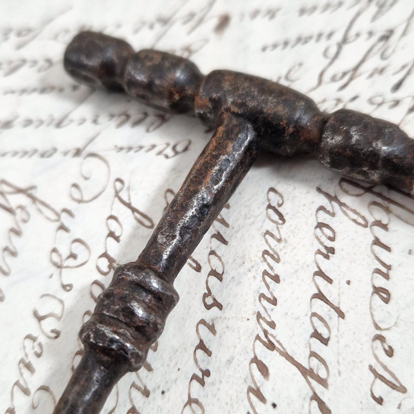 Ancien Tire bonde de tonnelier fer forgé - XVIIIe