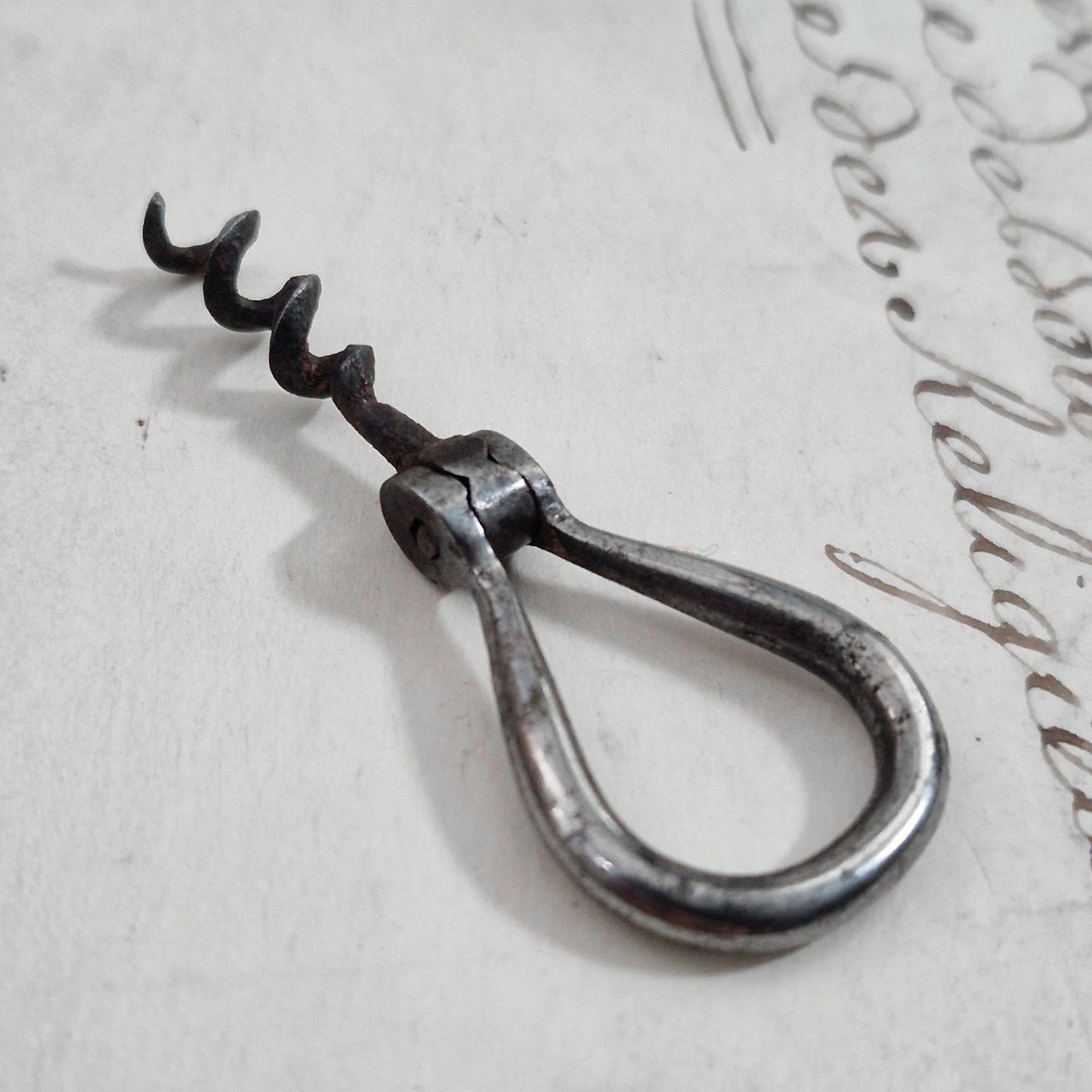 Tire-bouchon victorien miniature pliable, fin XIXe