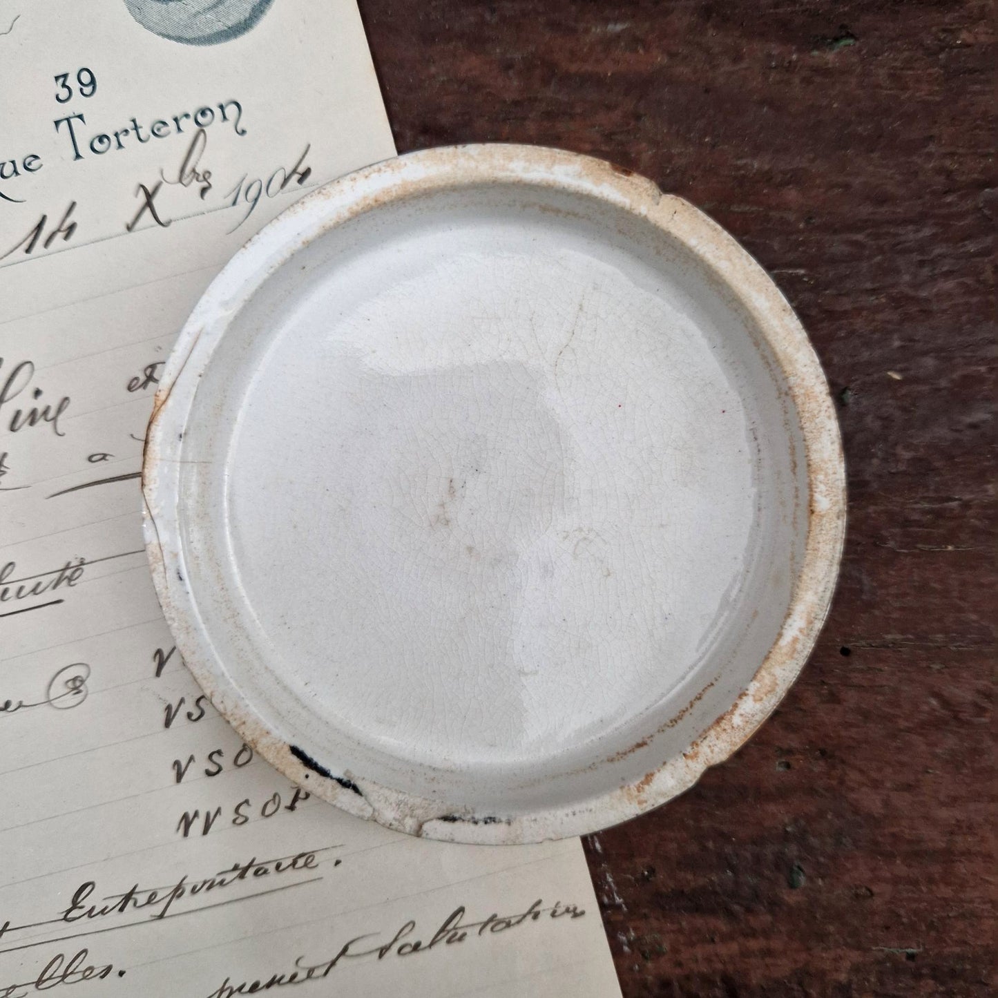 "Burgess's Genuine Anchovy Paste" advertising lid