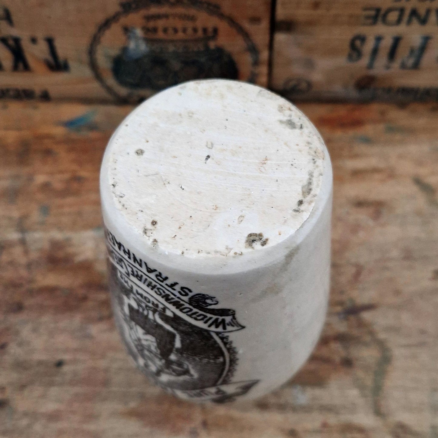 "Pure Fresh Cream - Stranraer" promotional jar