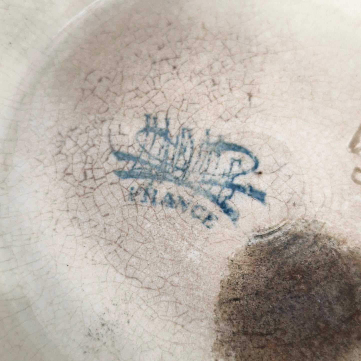 Vintage ceramic jam jar "CH Robardelle"