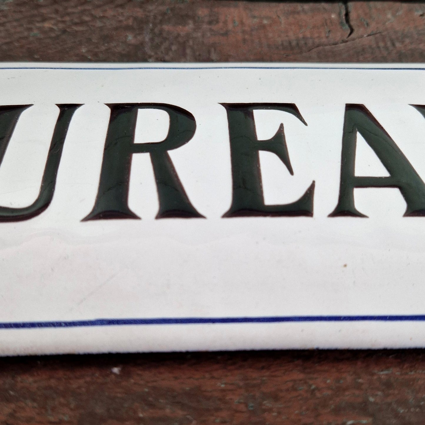 Pretty antique enamel sign "Office"