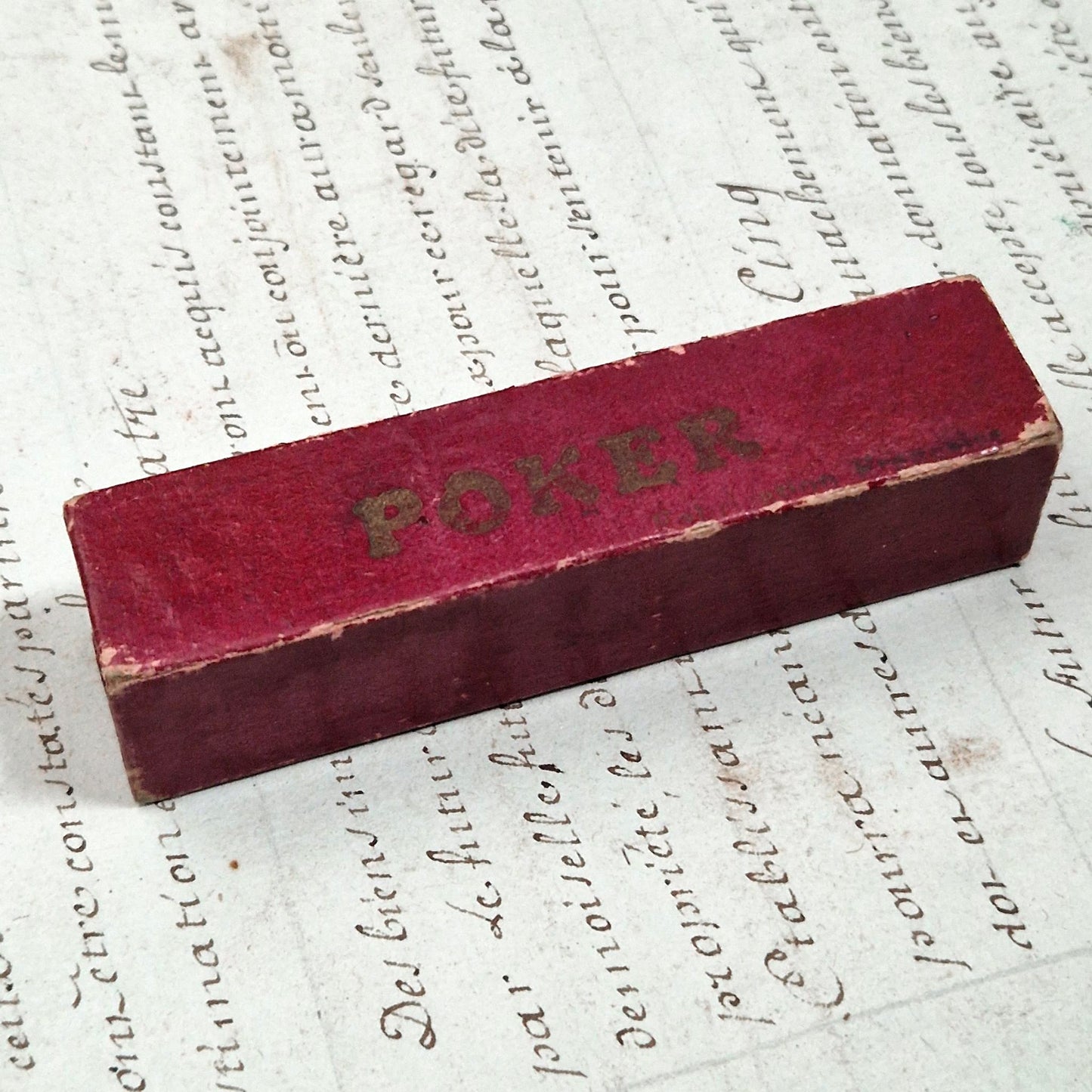 Jeu de dès publicitaire « Champagne Henry Goulet »