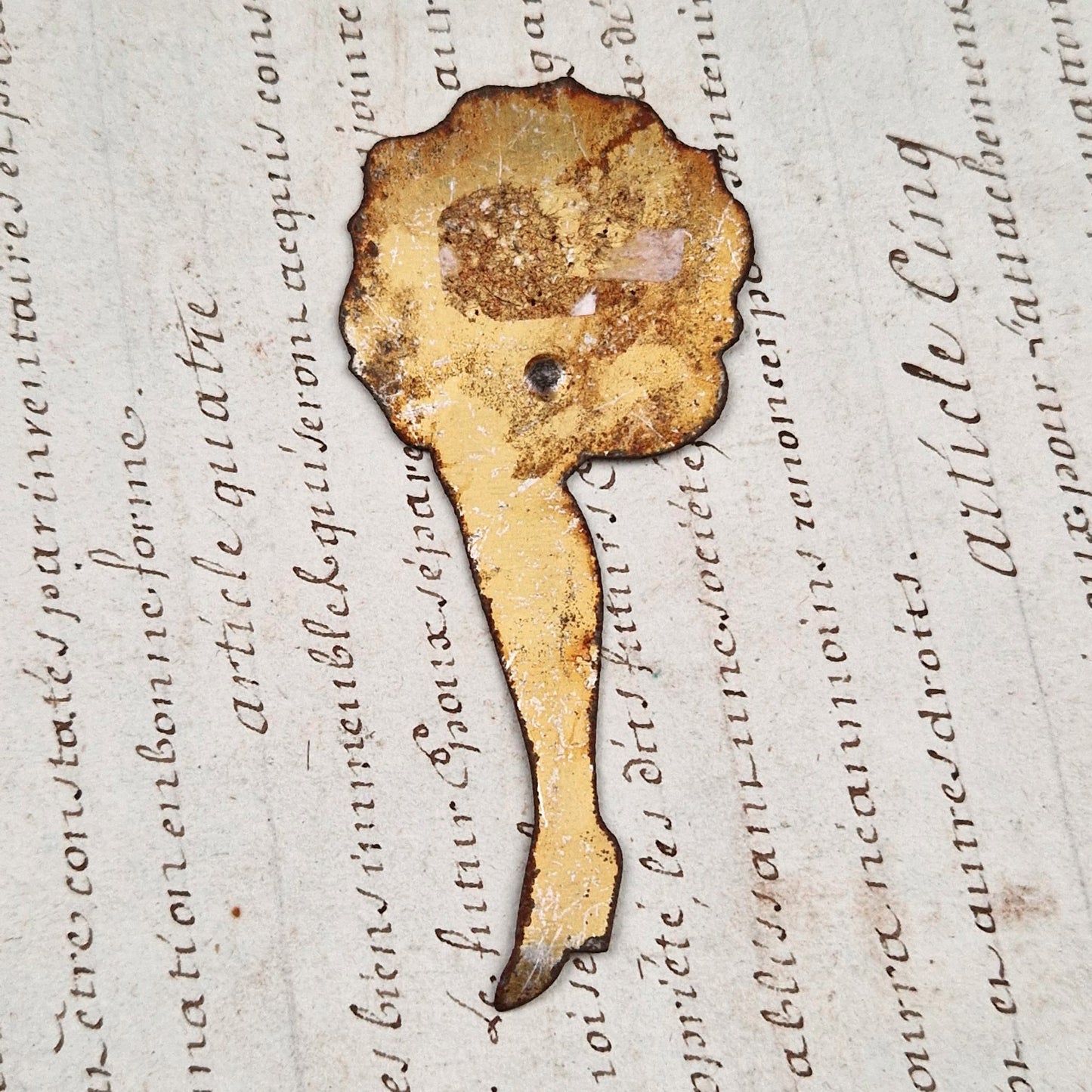 Toupie de comptoir en tôle « Bal Tabarin Paris »