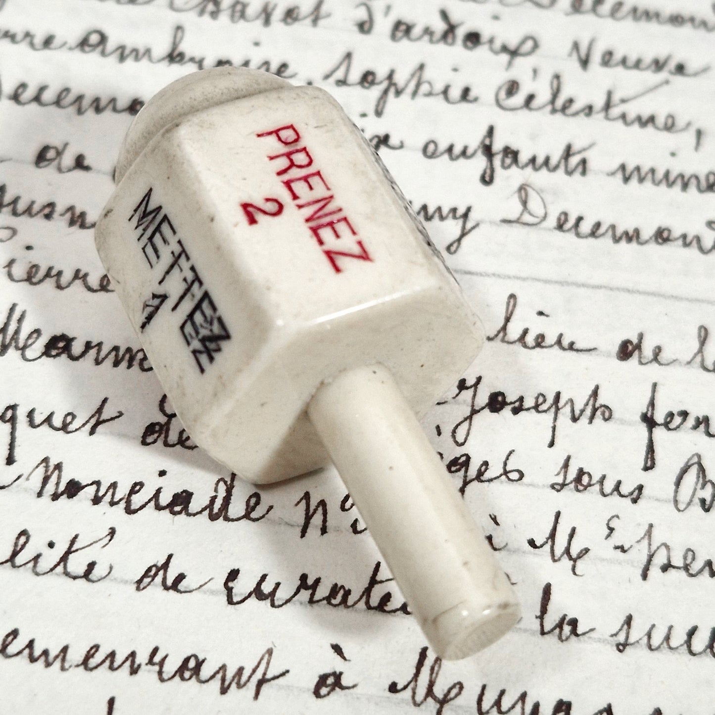 Ancienne « Toupie de comptoir » - Prenez tout !