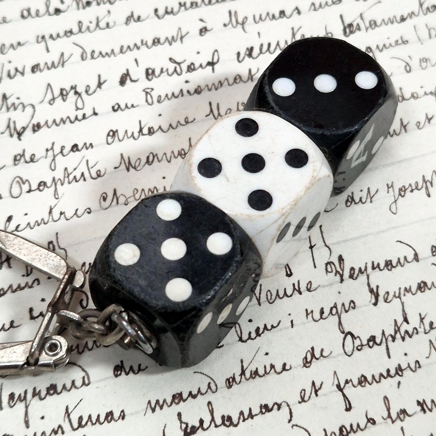 Jeu de dès de poche « 421 » porte-clefs