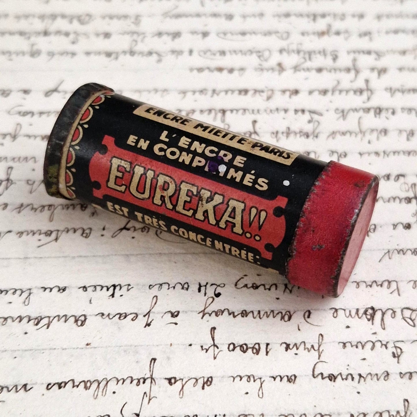 Box/tube "EUREKA Ink Tablets", Circa 1920