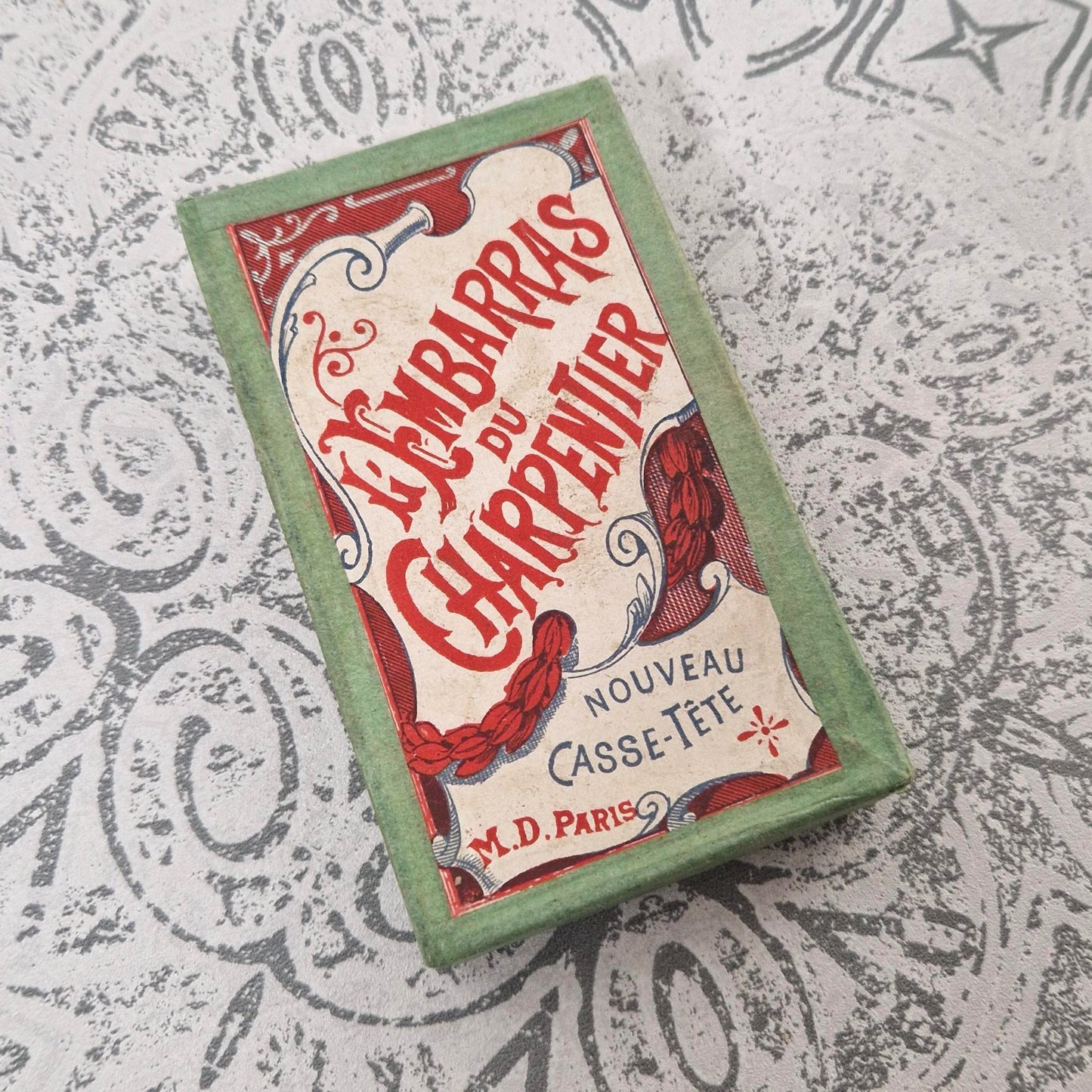 Ancien casse-tête « Embarras du Charpentier » - M.D Paris