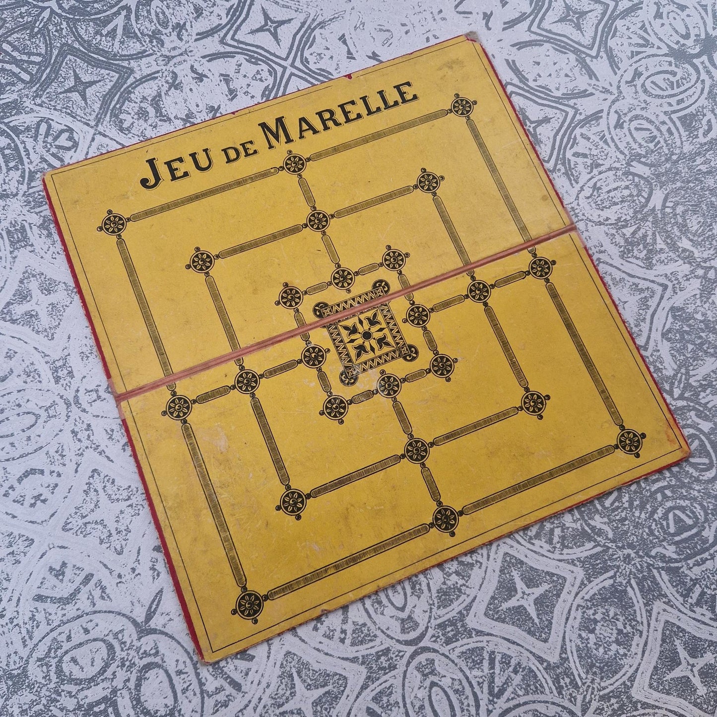 Ancien plateau de Jeu de l’Oie illustré – impr. Dupuy, Paris