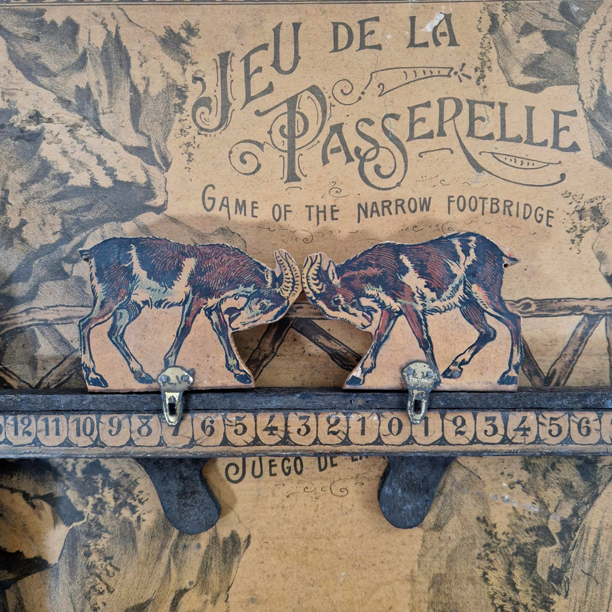 Rare jeu de la Passerelle – Saussine - Fin XIXe