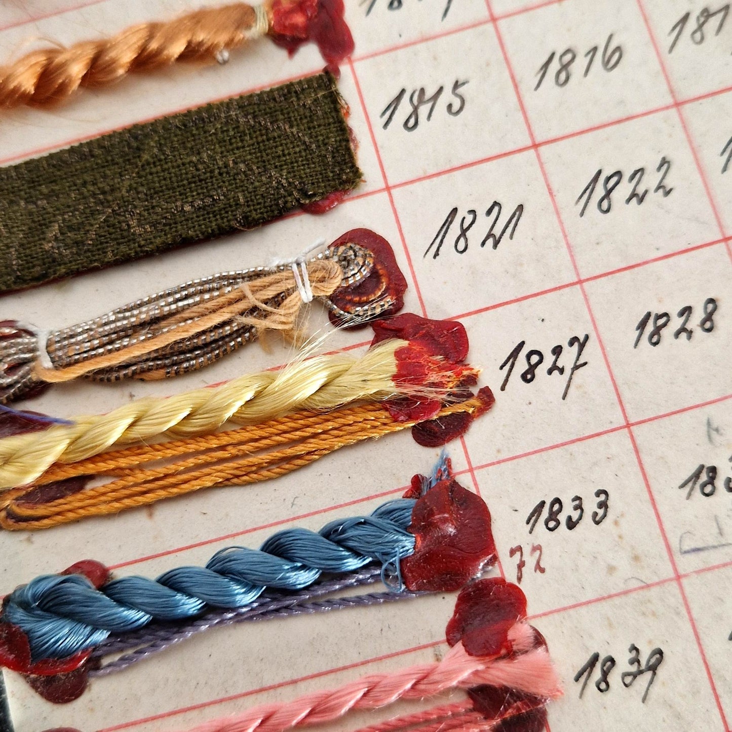 Grand catalogue d’échantillons de fils textiles, Vers 1900