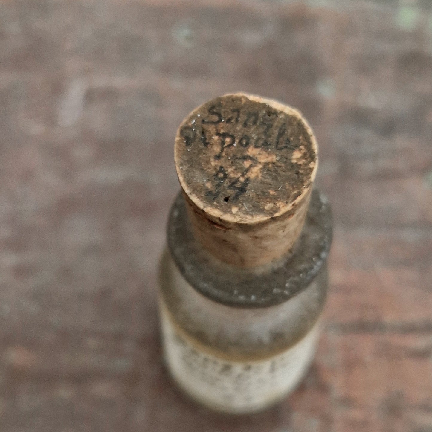 Experimental vial "Rat spleen" dated 1914 (f20)