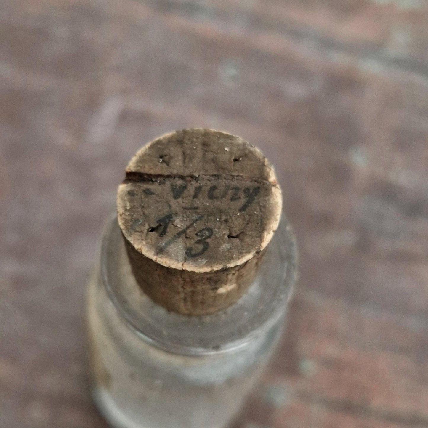 "Vichy Water at 1/3" pharmaceutical bottle (f18)