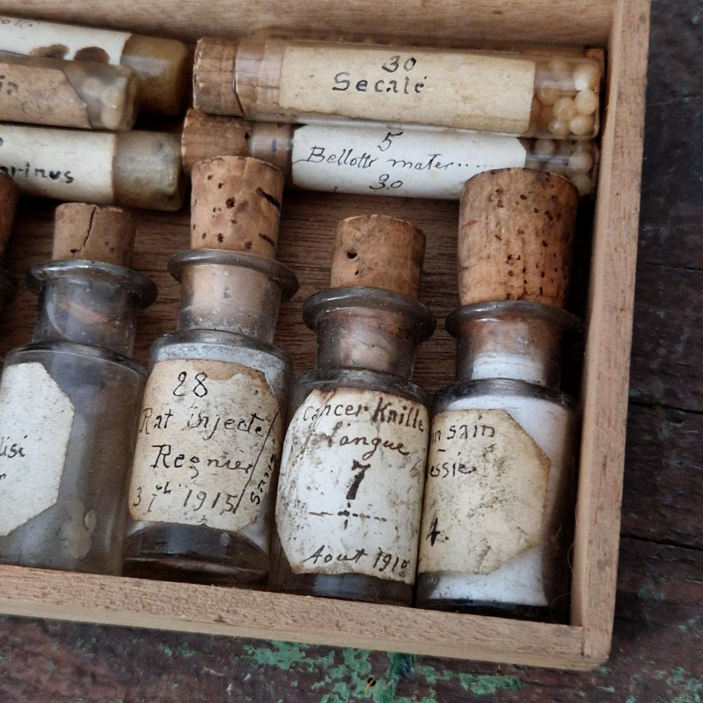 Medical Curiosities: old vials and tubes (c5)