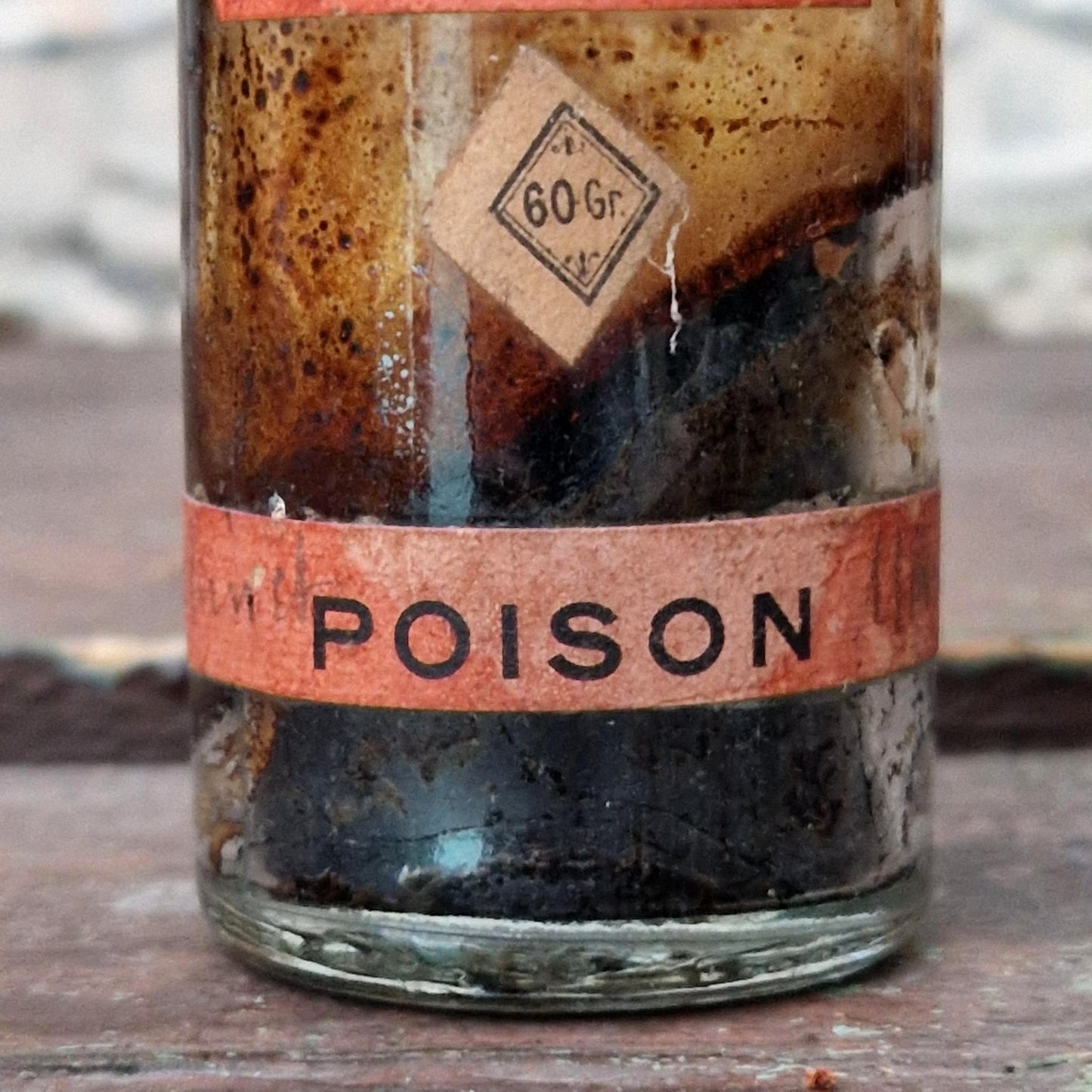 Ancien flacon « Extrait d’Opium - Poison », Darrasse Frères