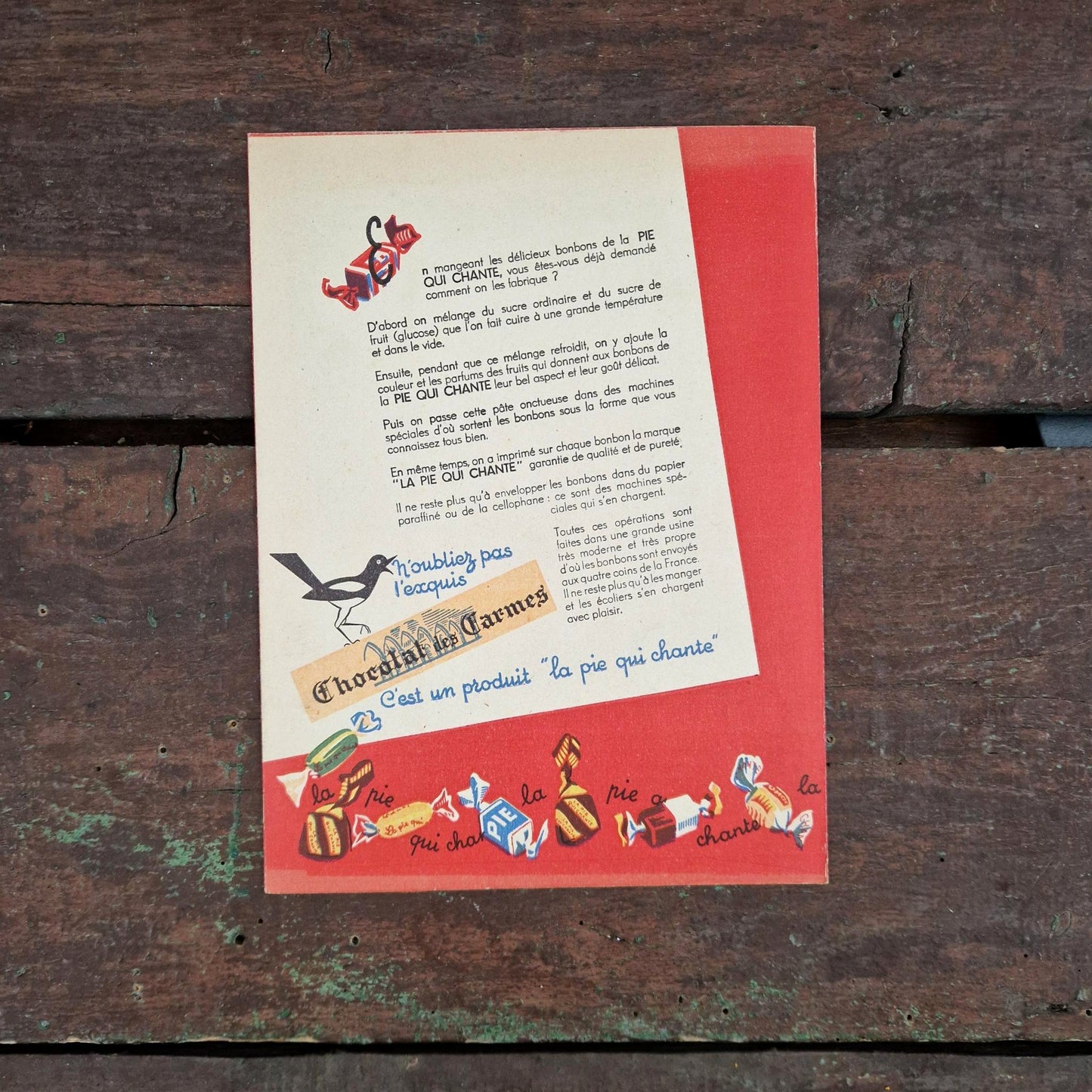 « La Pie qui chante » - Objets publicitaires anciens