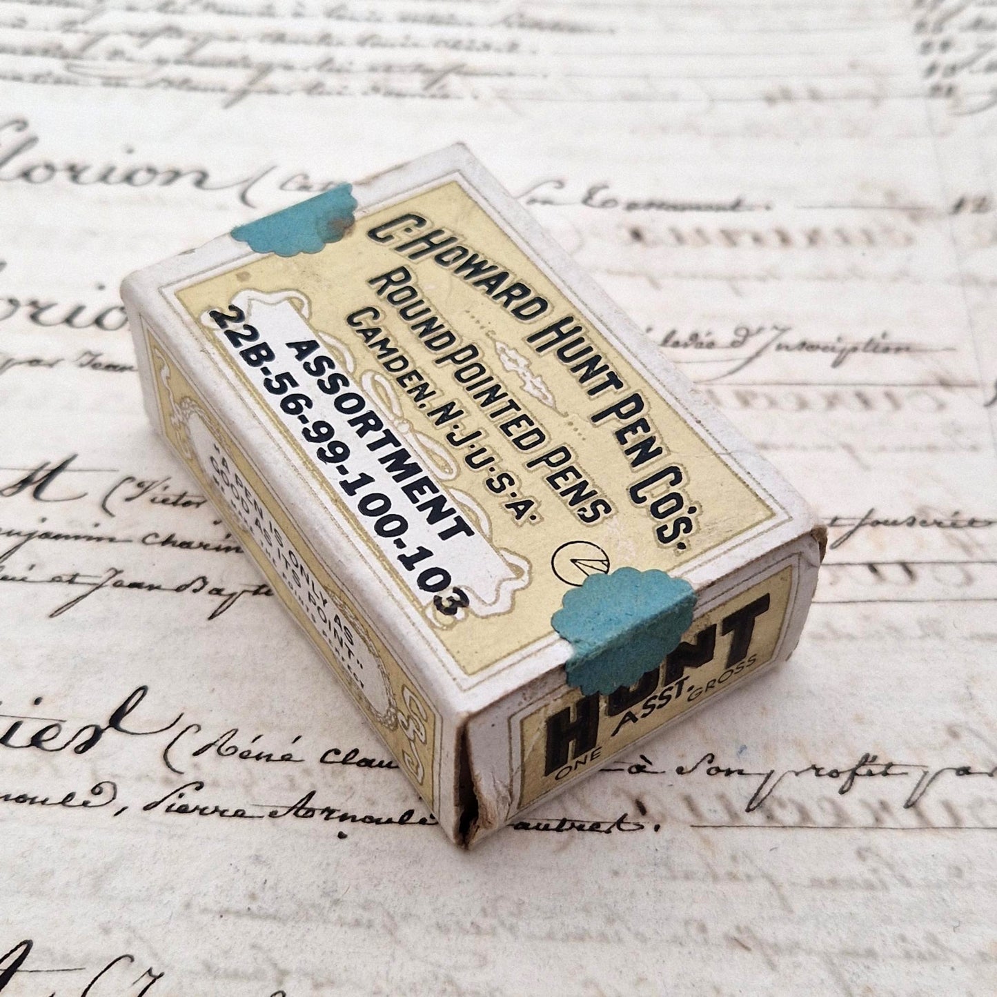 Sealed pen box "C. Howard Hunt Pen Co. Assortment"