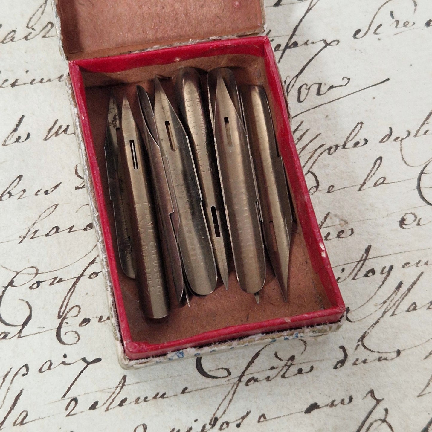Antique "Caduceus" Nibs - Blanzy Poure & Cie
