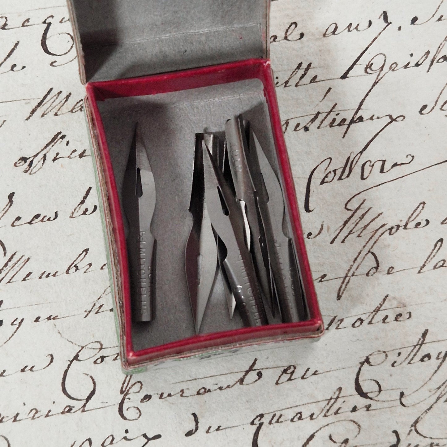 Antique pen box - Blanzy Poure & Cie