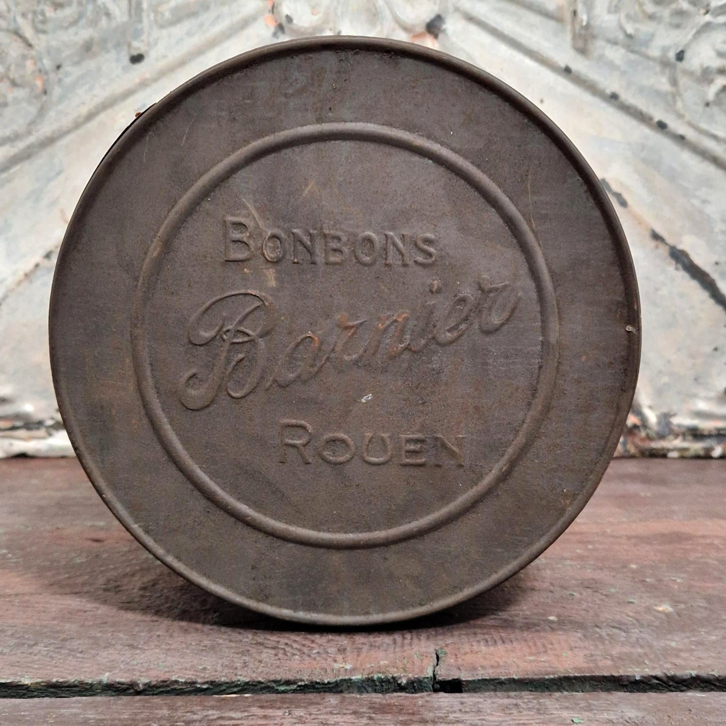 Boîte à bonbons XXL « Bonbons Barnier » - Vers 1910