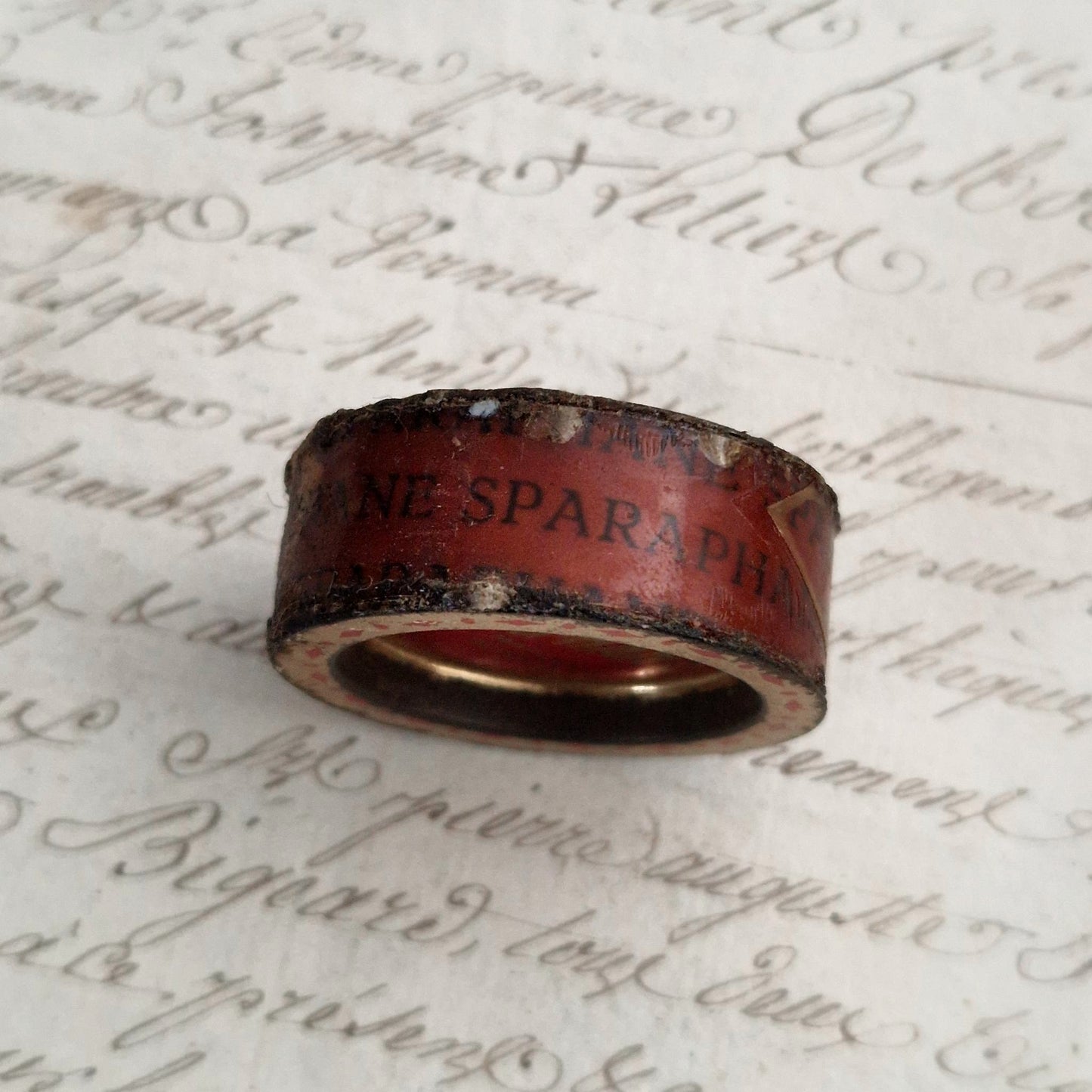 Boîte échantillon scellée de sparadrap « Sparaphane »