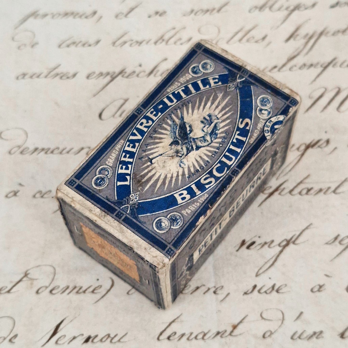 Rare Boîte / paquet factice publicitaire LU « Petit-Beurre »