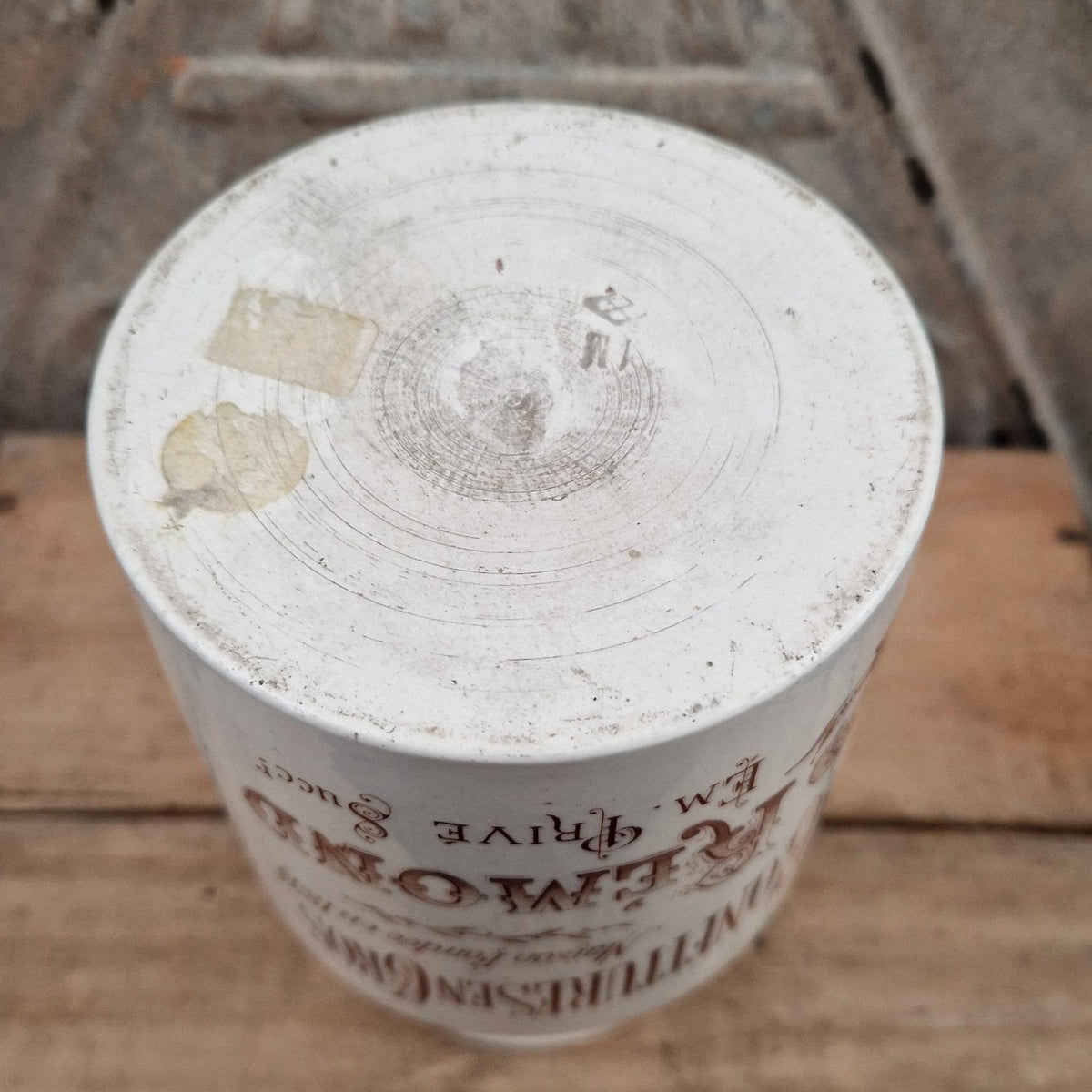 Antique "Rémond Wholesale Jams" jar - Paris