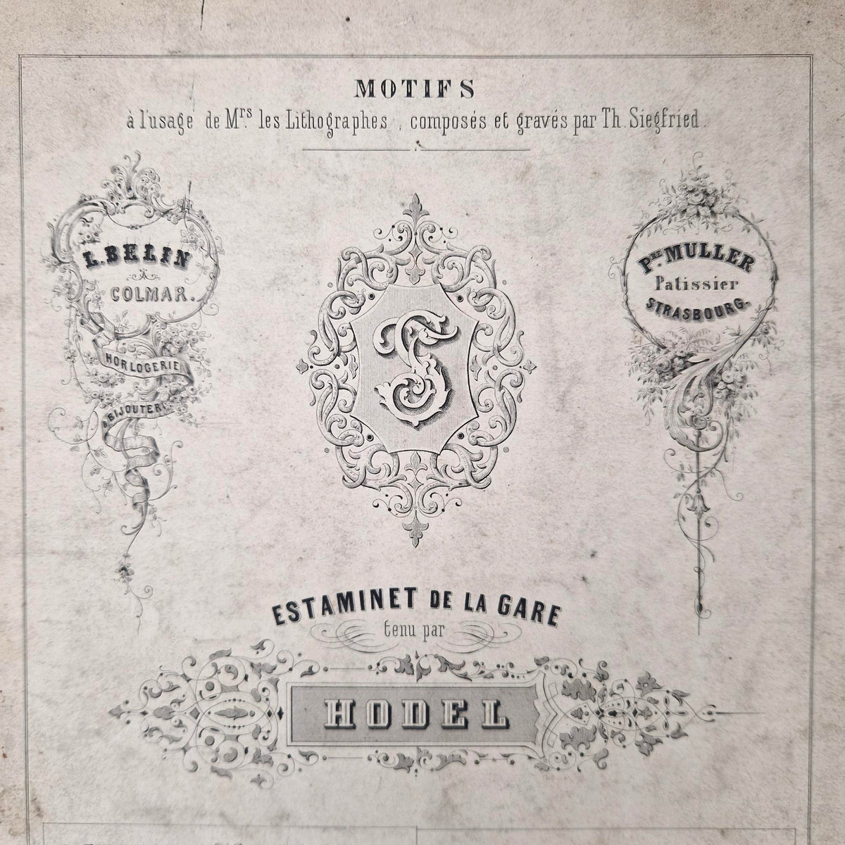 Modèles typographiques & d'ornements XIXe