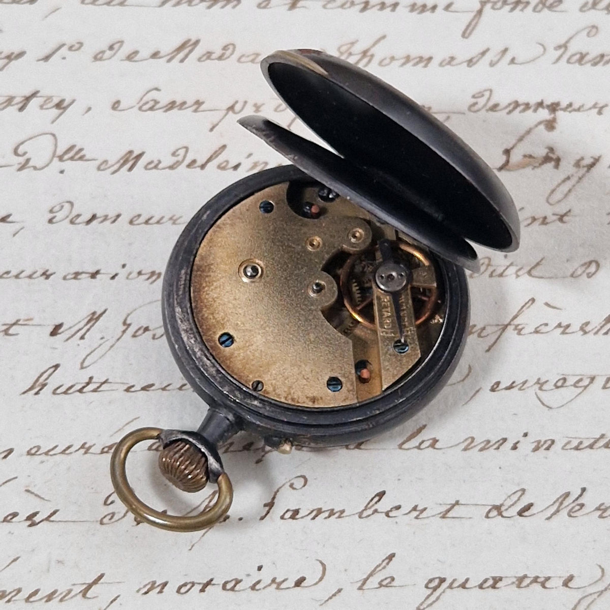 Ancienne petite montre de col - Début XXe siècle