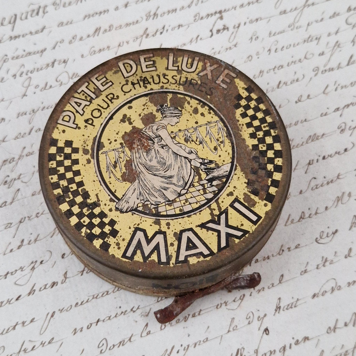 Boîte de cirage Maxi Pâte de Luxe - Décor à l’élégante