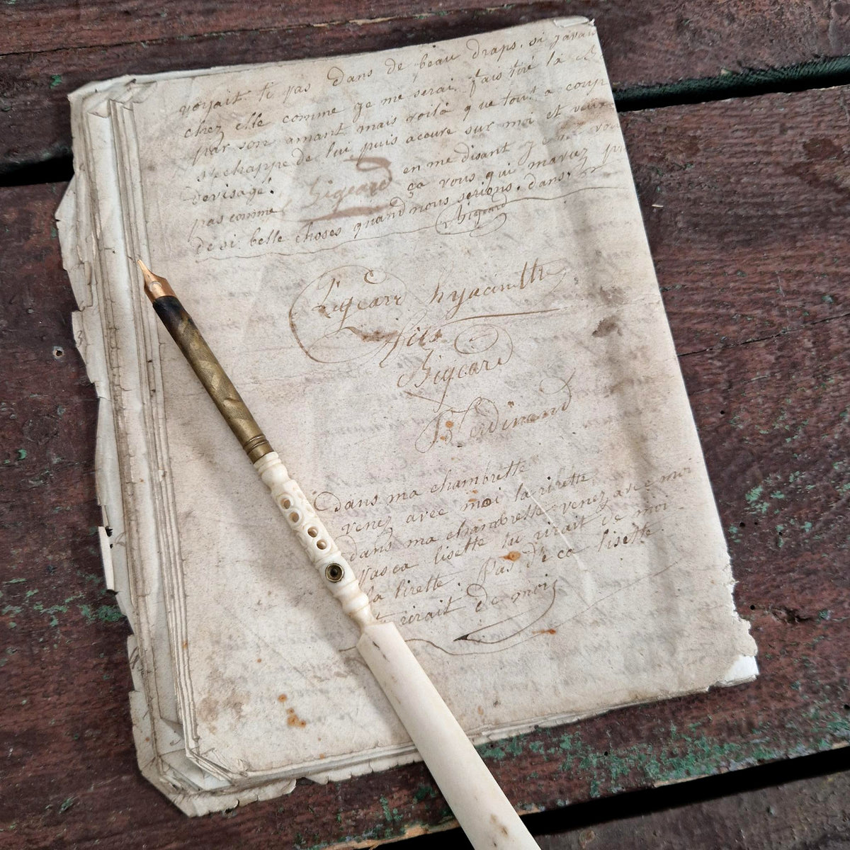 Manuscrit de chansons populaires et militaires - XIXe