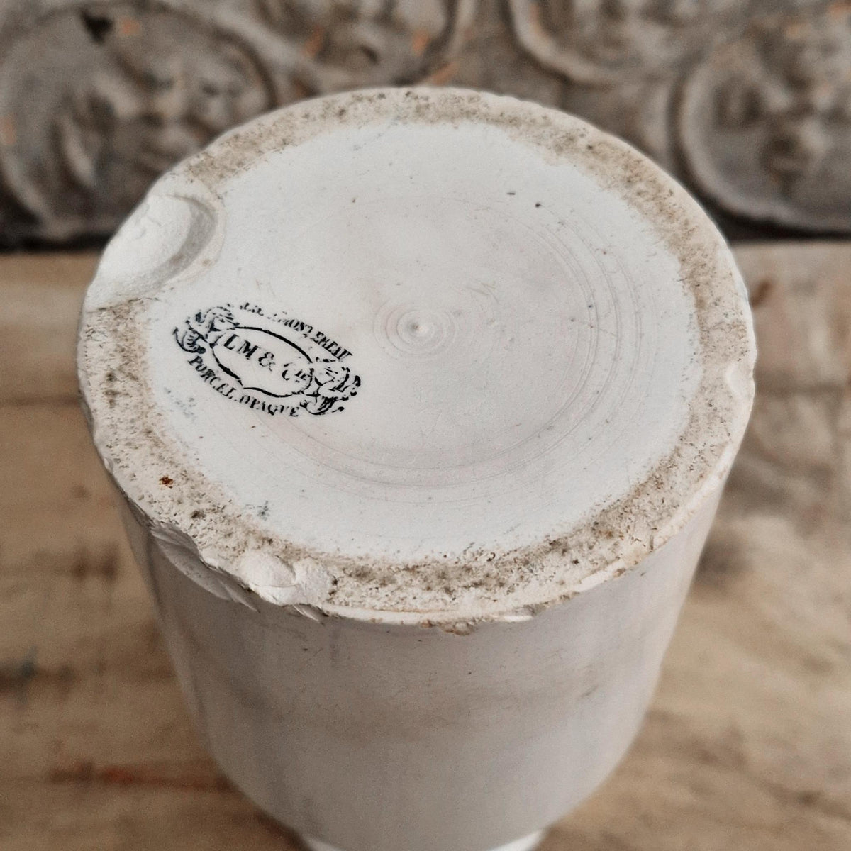 Rare pot à moutarde Grey Dijon - Creil & Montereau -1851 / 1855