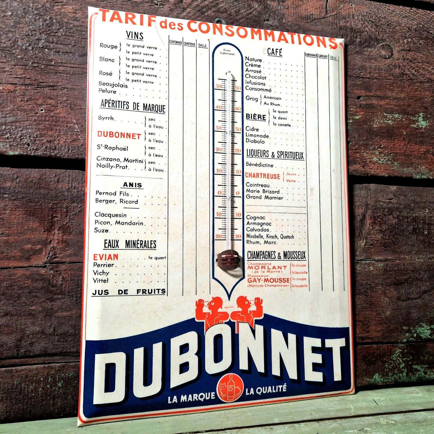 Antique Dubonnet Glacoid Thermometer