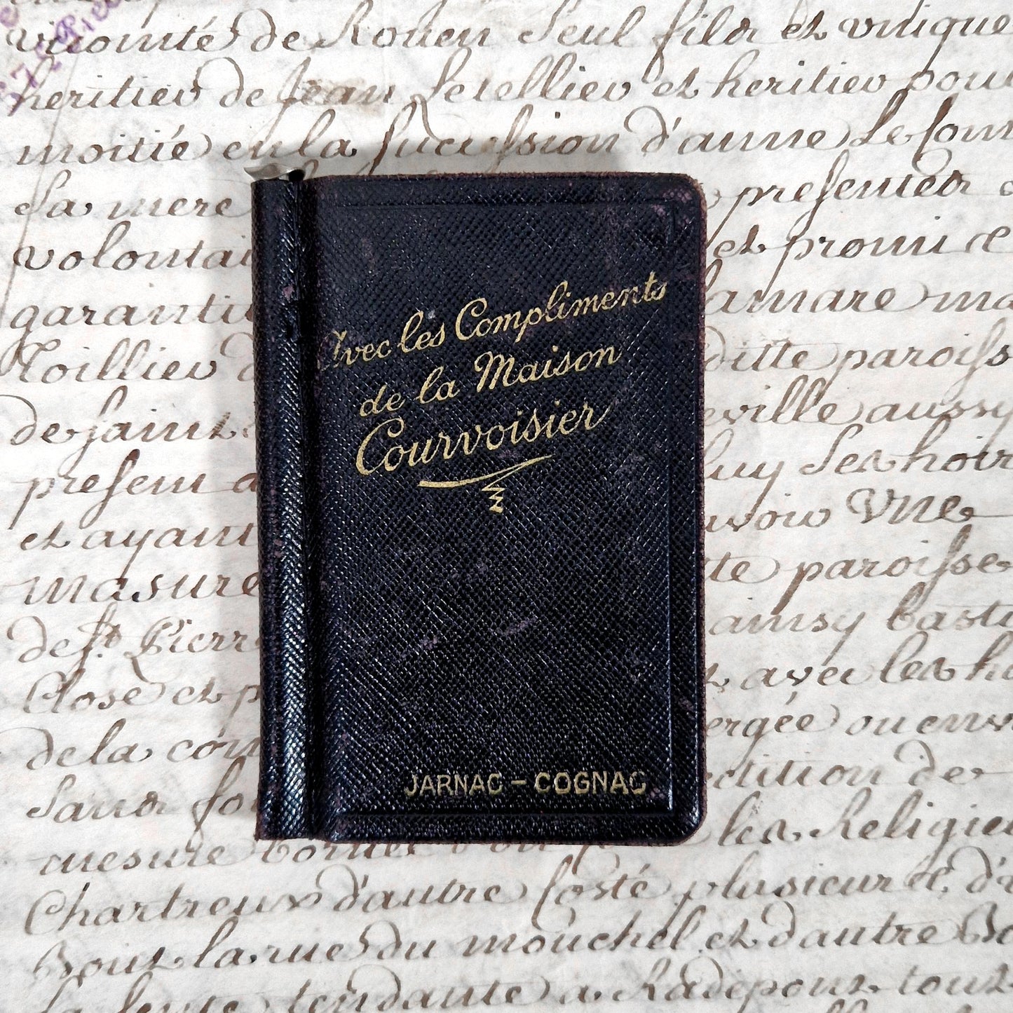 agenda publicitaire courvoisier 1927