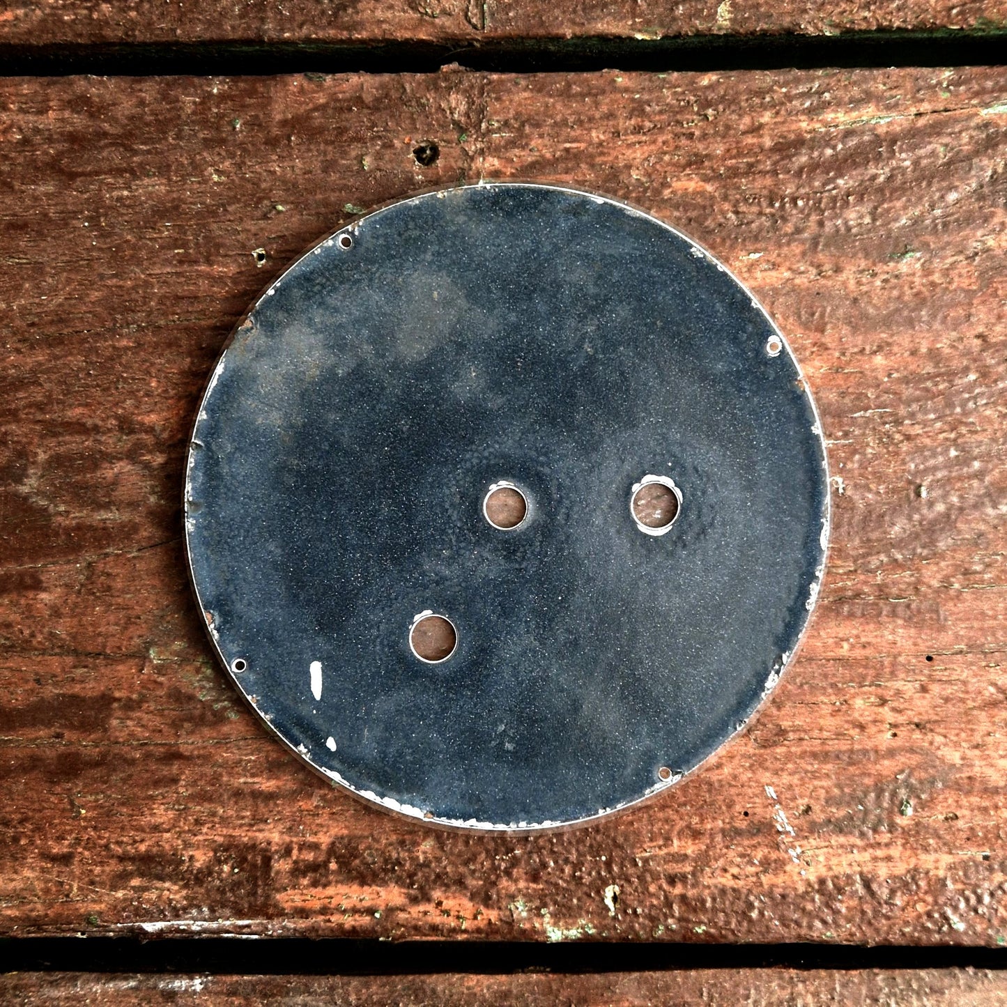 ancien cadran émaillé trois remontages