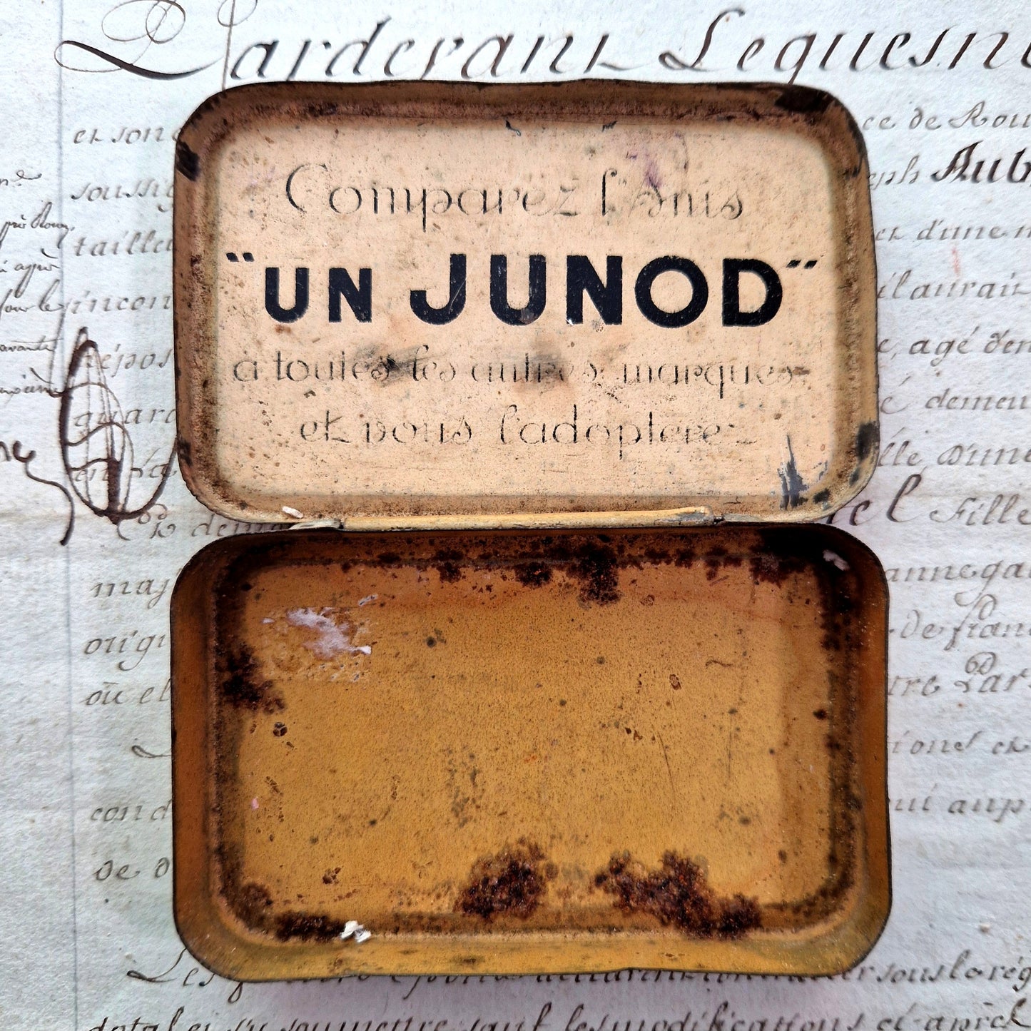 ancienne boite jeu de cartes junod