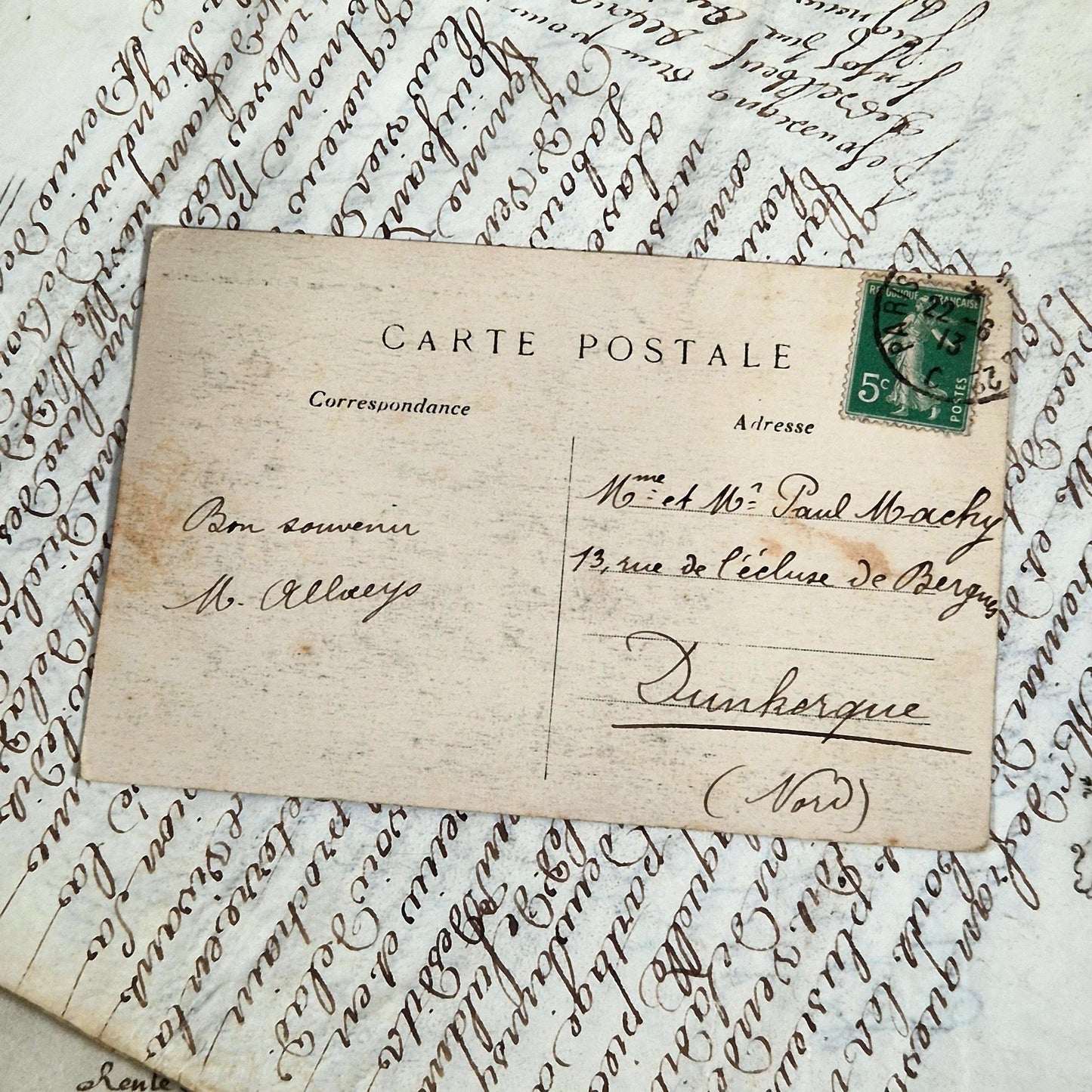 antique postcard paris byrrh lu