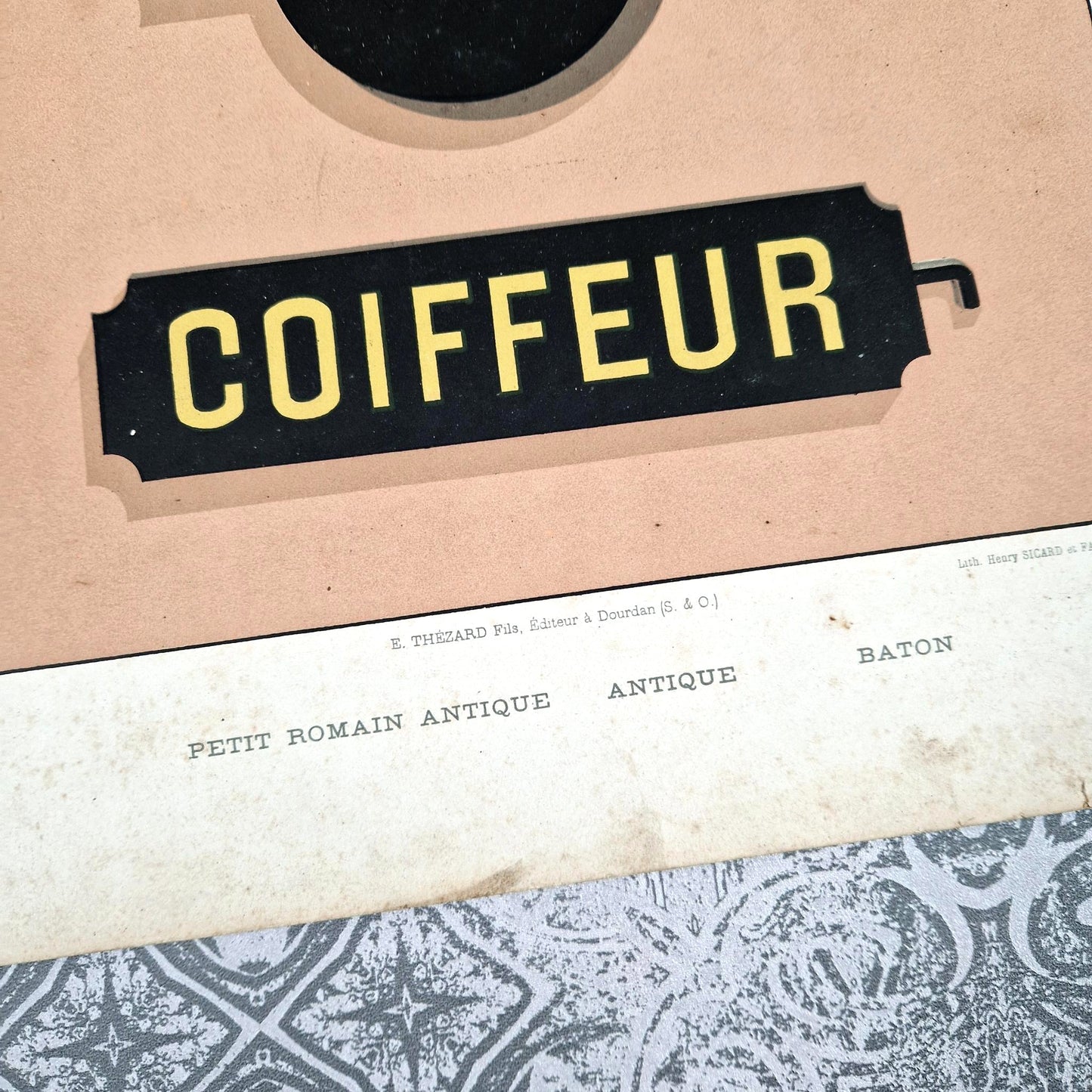 antique trade sign poster dress