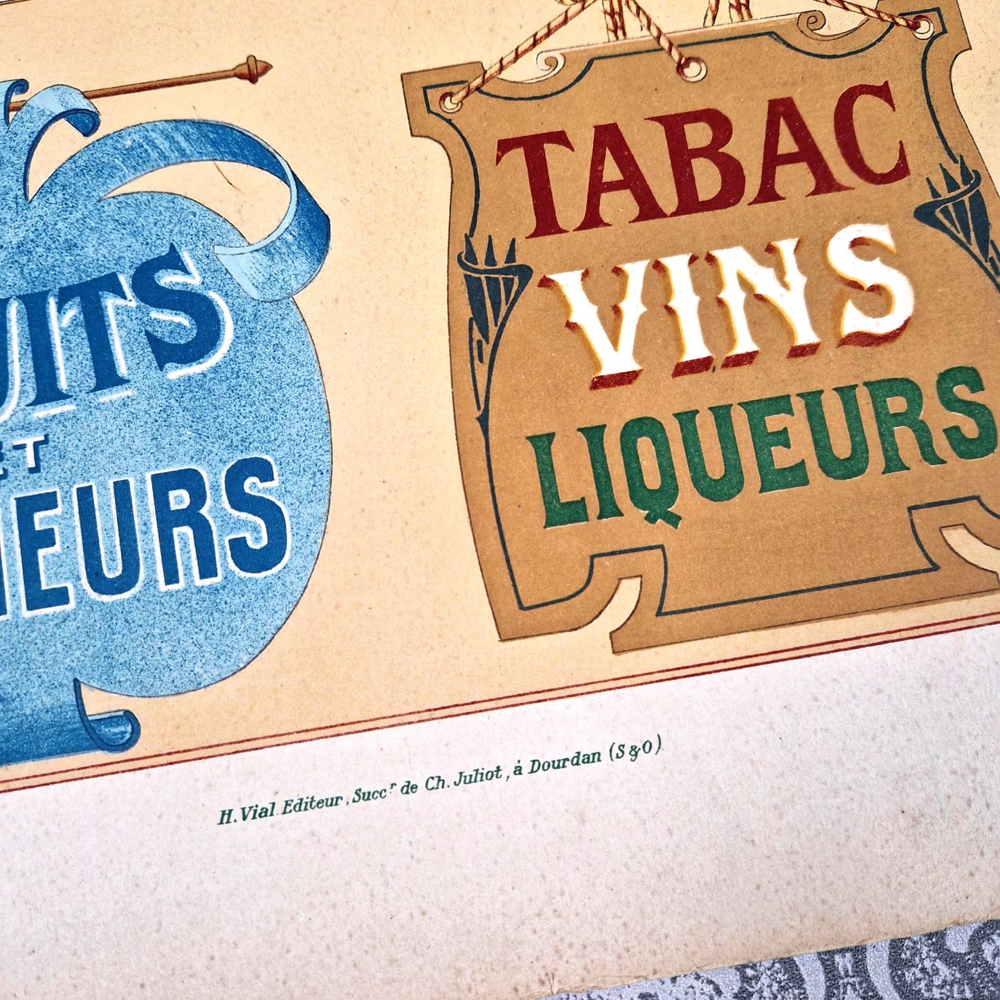 beer wine shop sign 1900