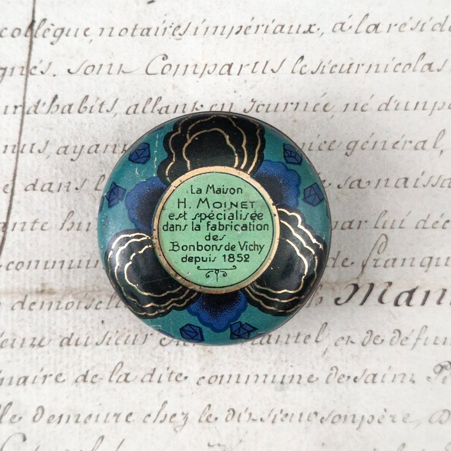 Rare "Vichy Sweets" Box - H. Moinet