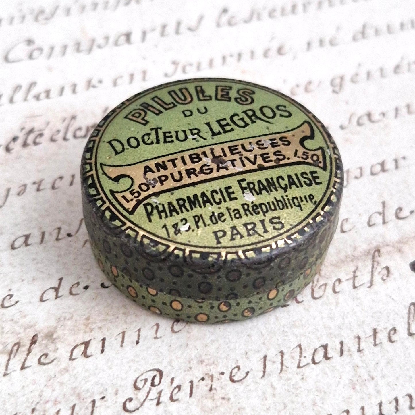 Mini boîte échantillon « Pilules du Docteur Legros »