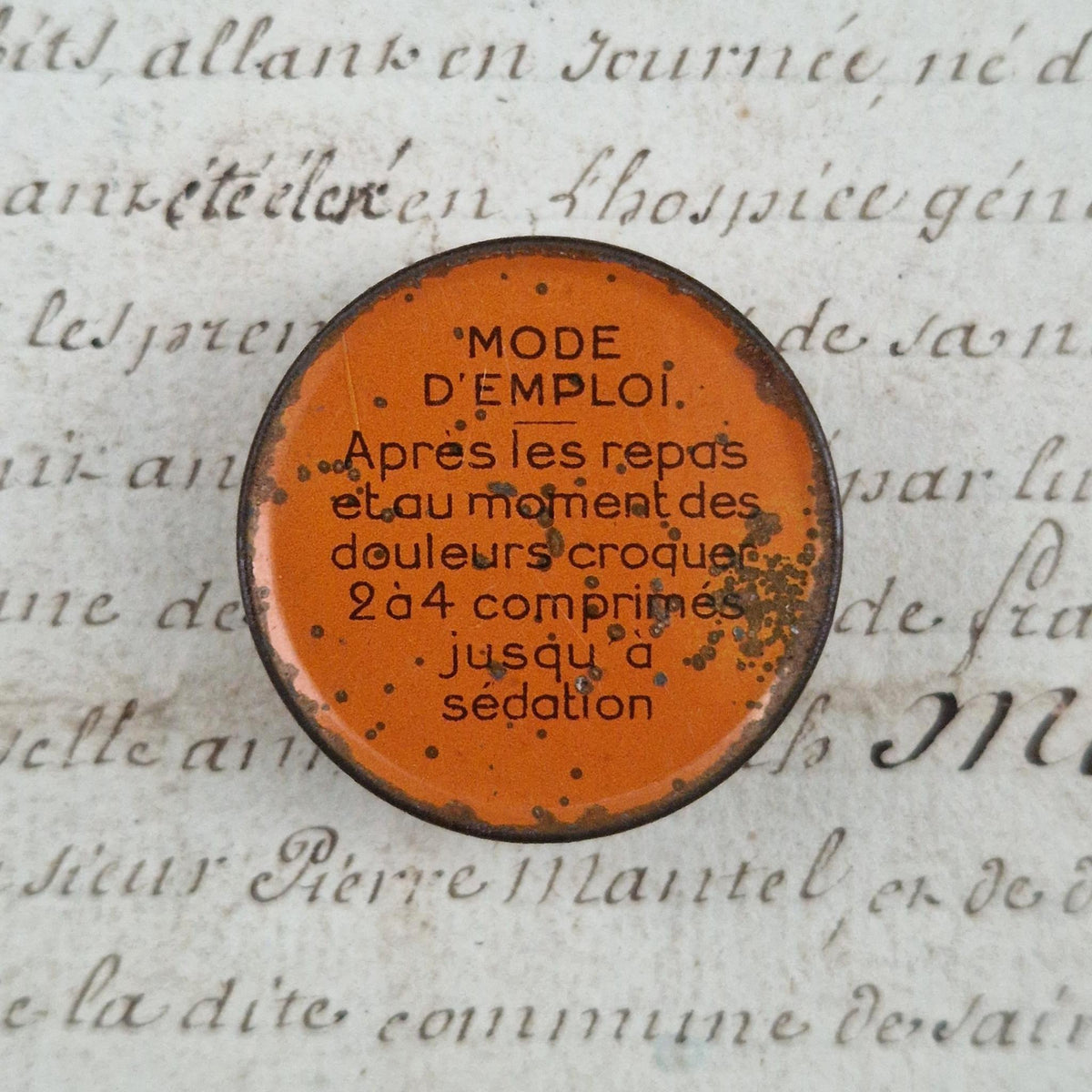 Small box "Desedogastrine Zizine Tablets"