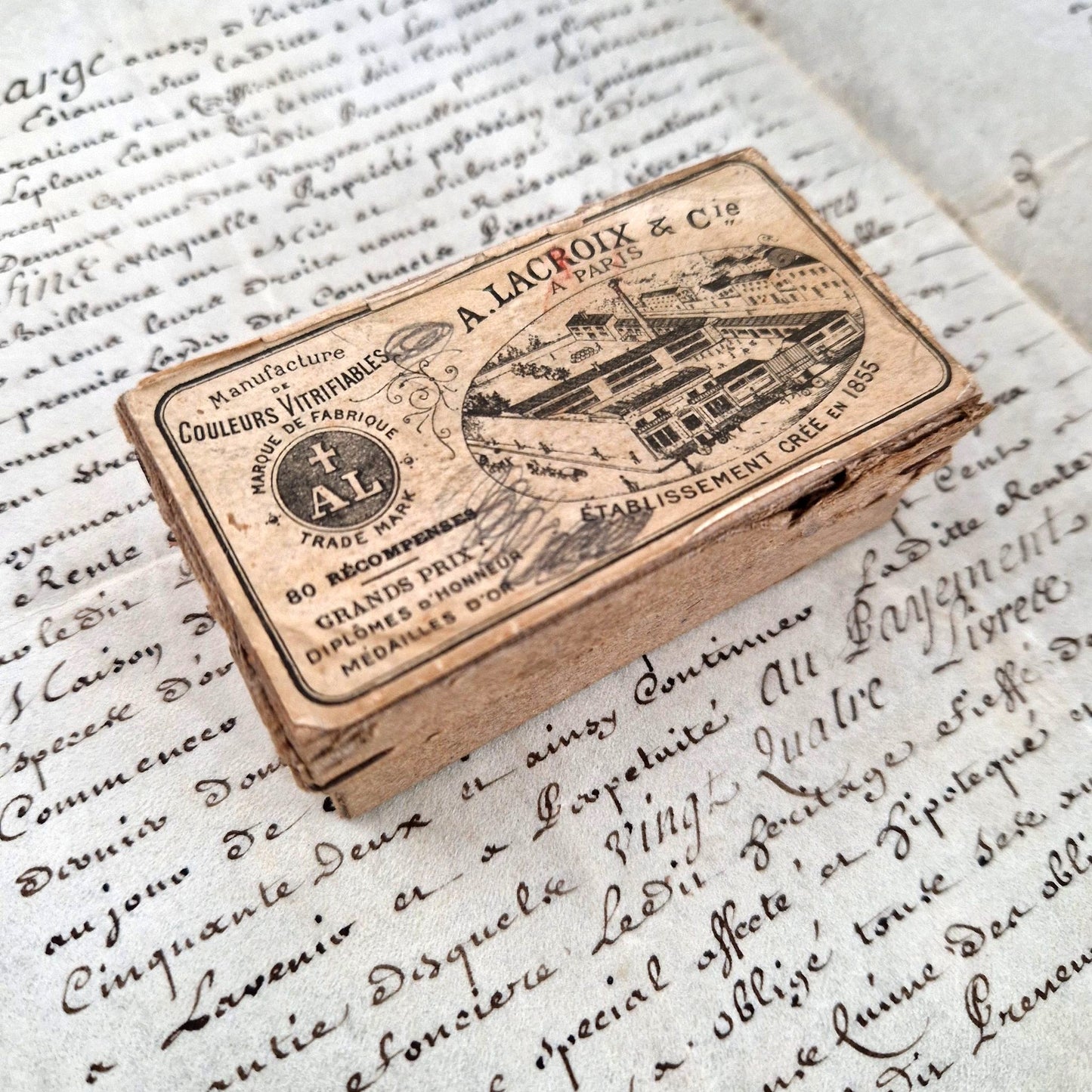 coffret pigments vitrifiables lacroix