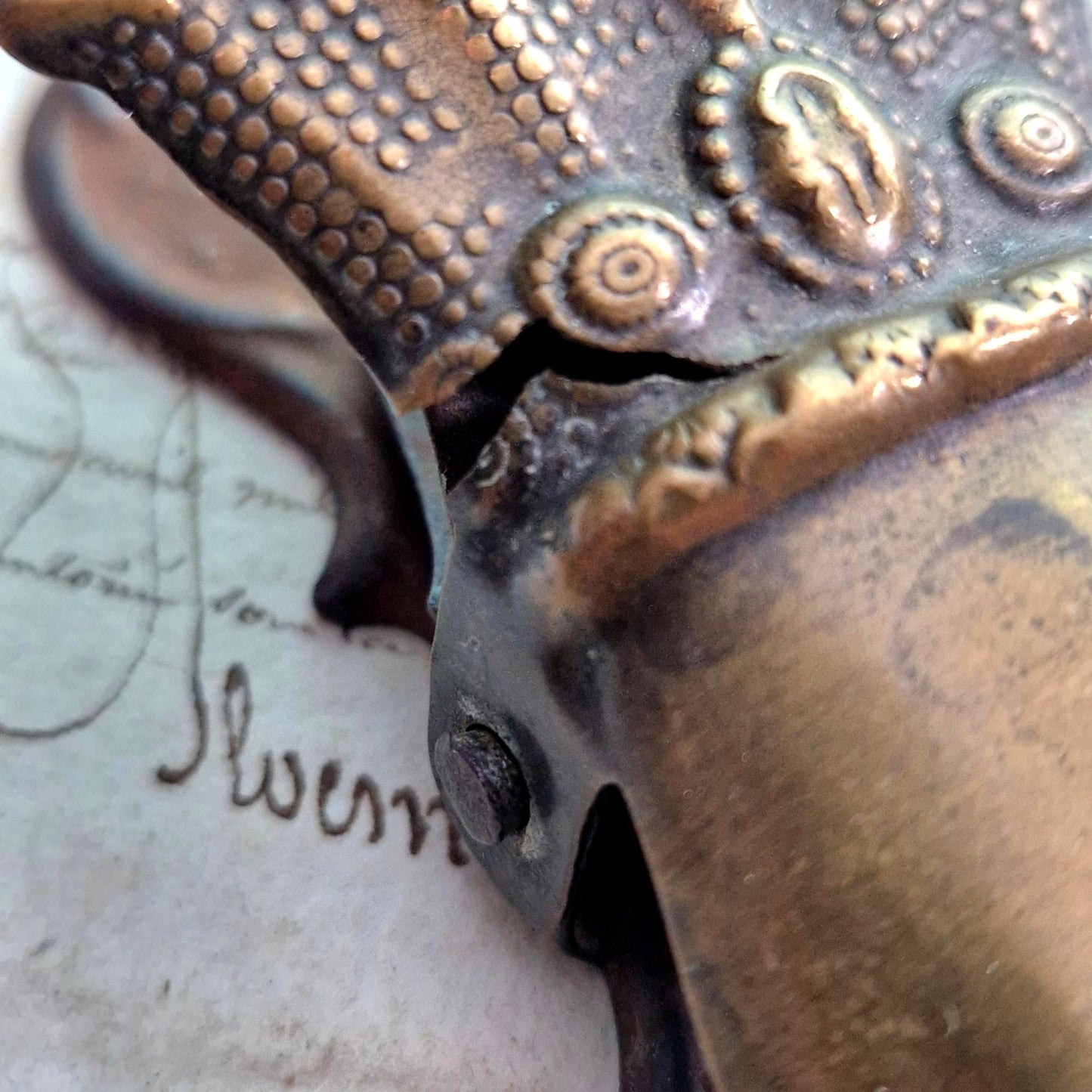 collectible vintage letter holder