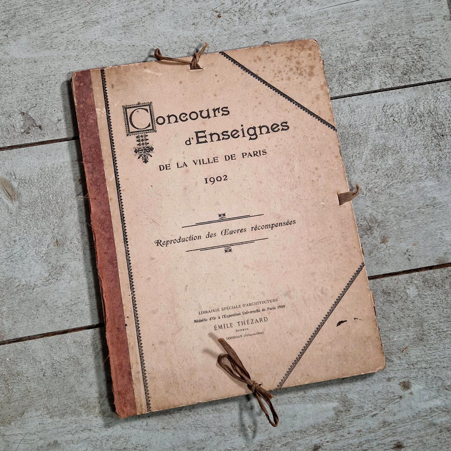 concours enseignes ville de paris 1902 portfolio