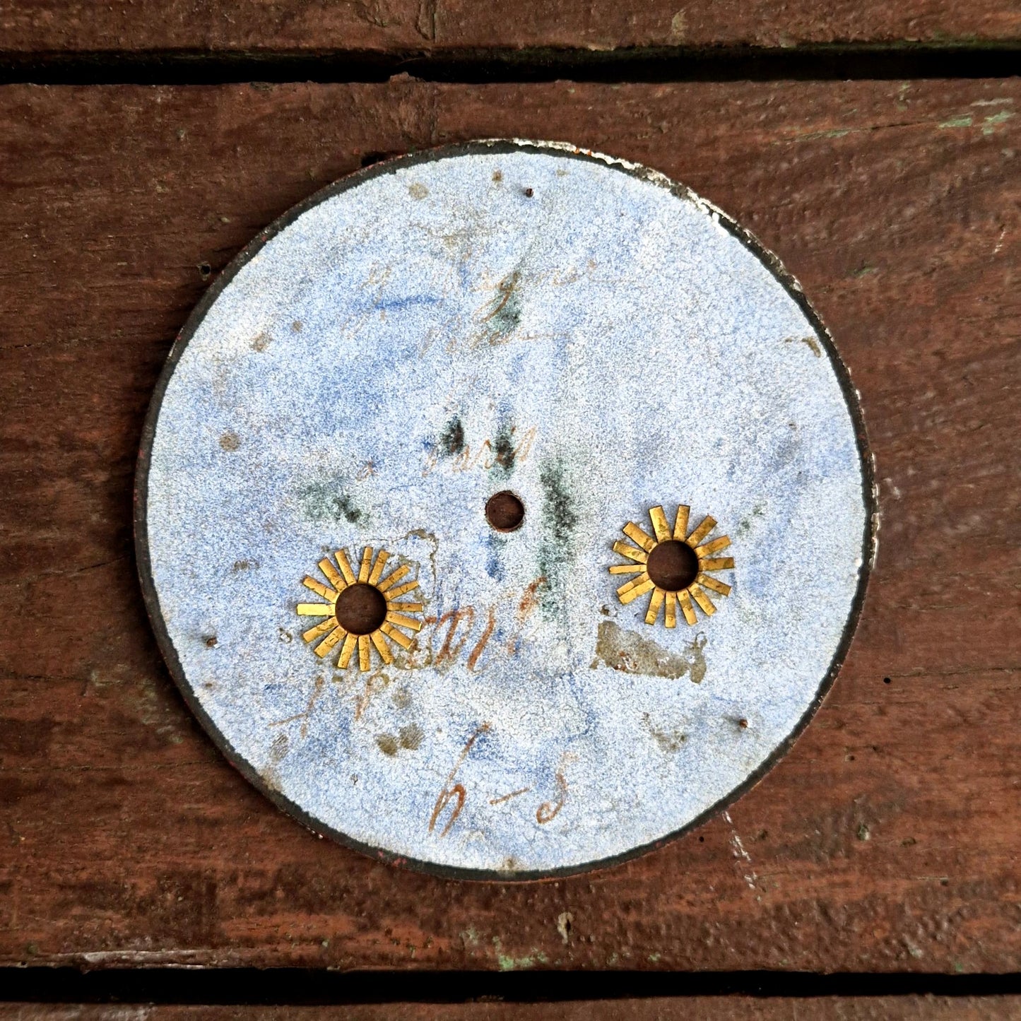 early 20th century enamel clock