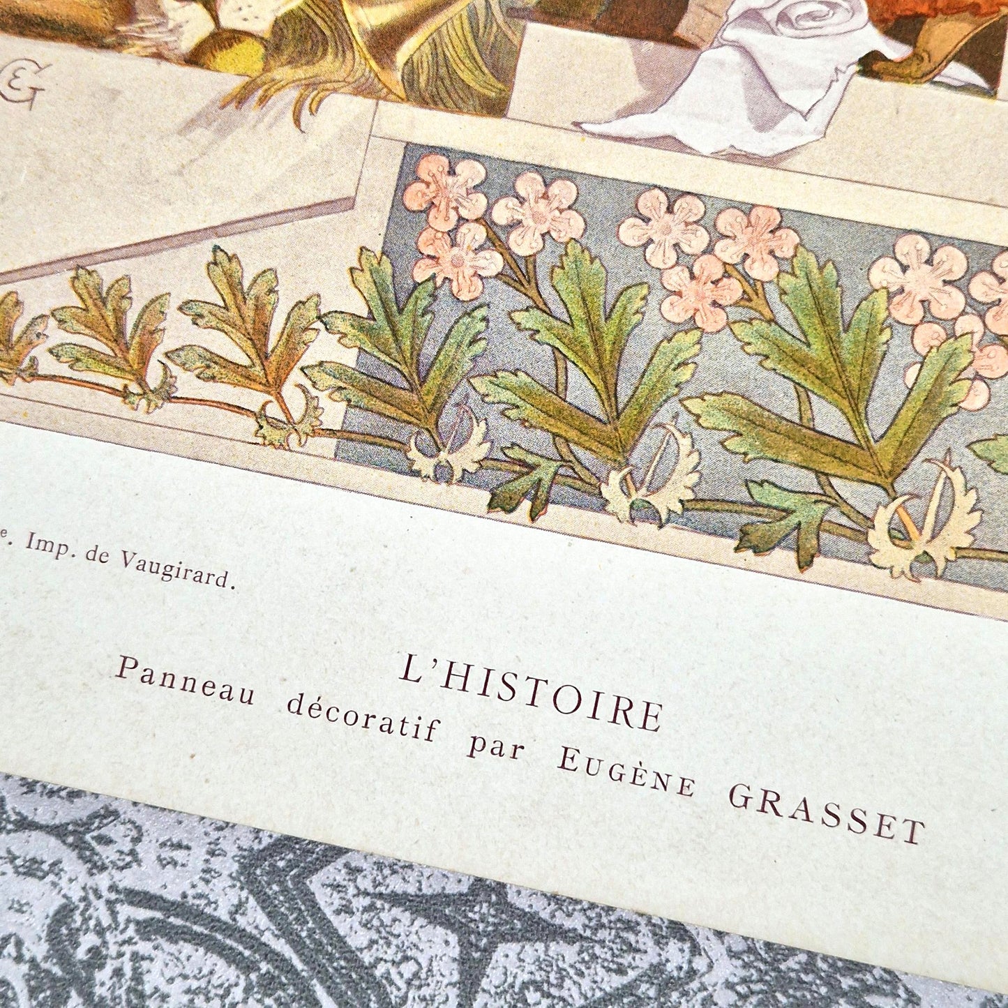 eugene grasset the history art nouveau lithograph